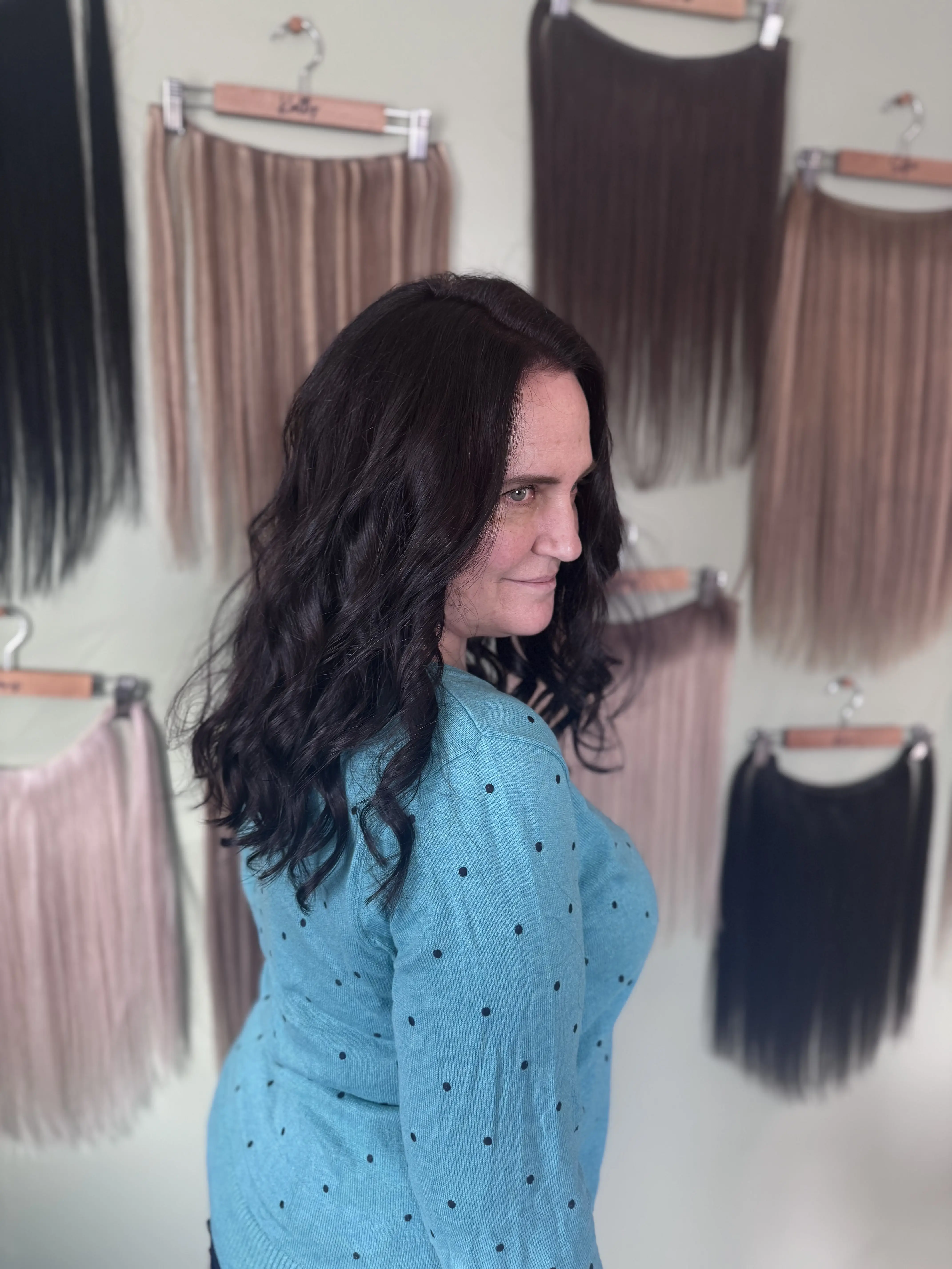 Hair Extension Artist Portfolio Photo