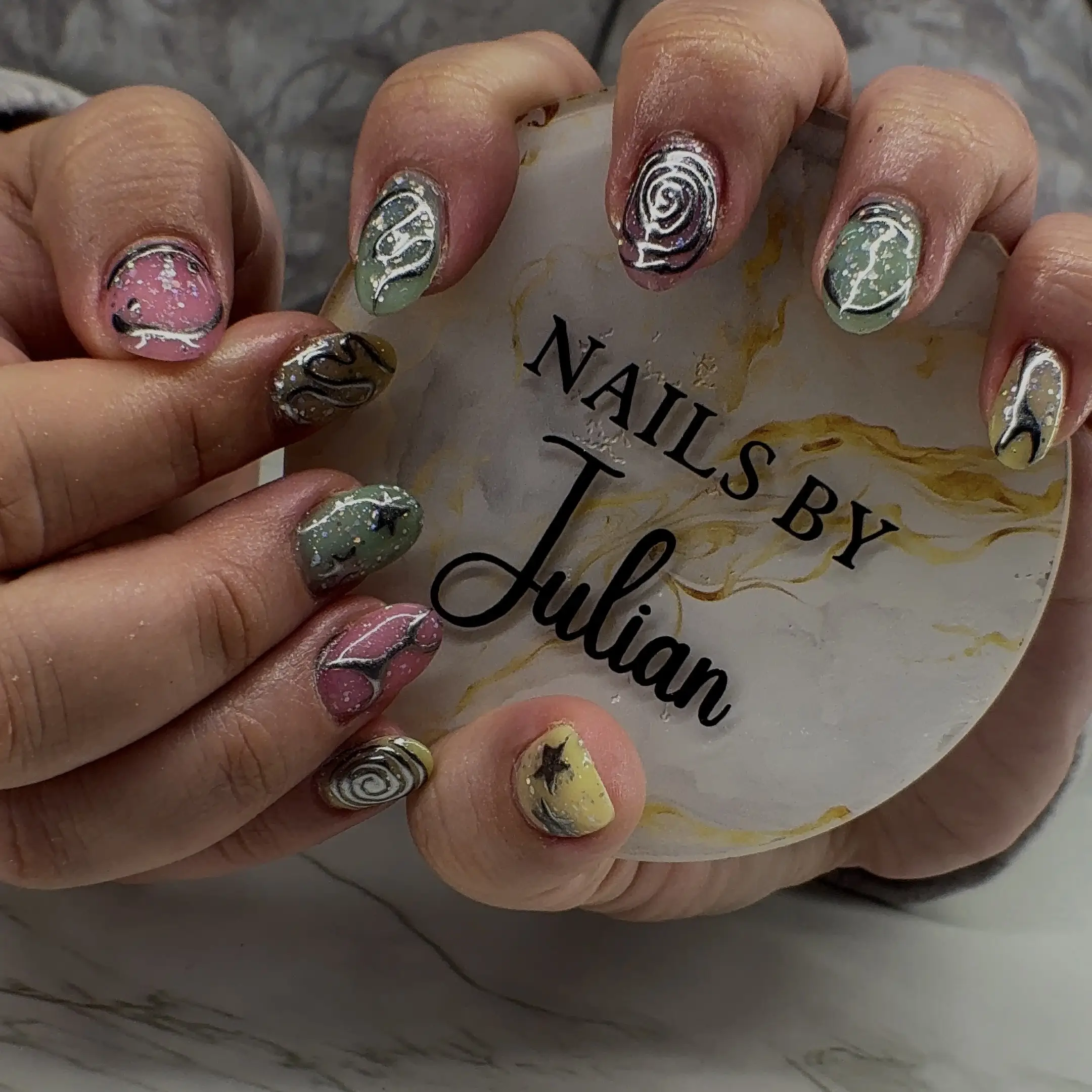 Work by Nails by Julian
