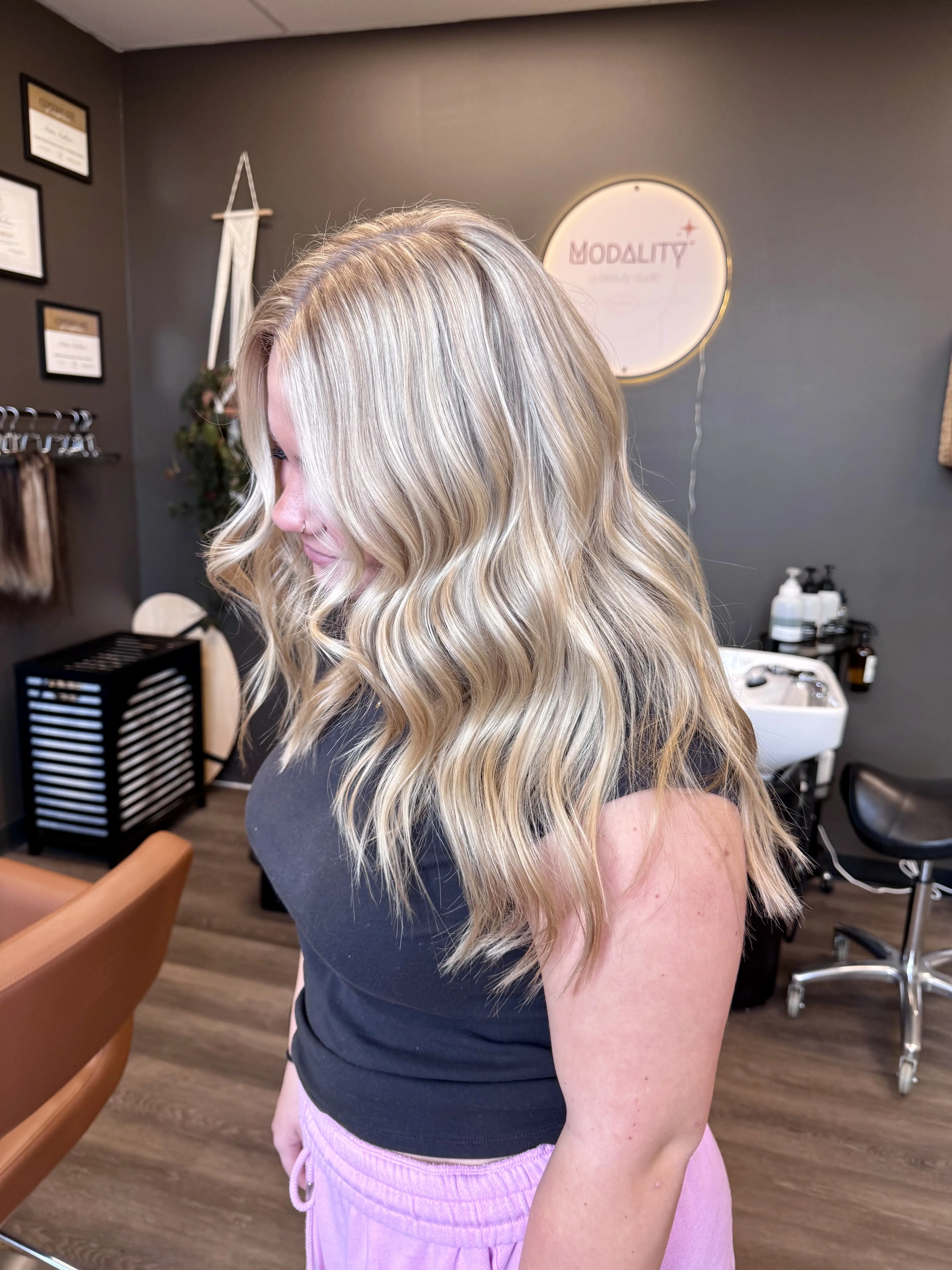Hair Extension Artist Portfolio Photo