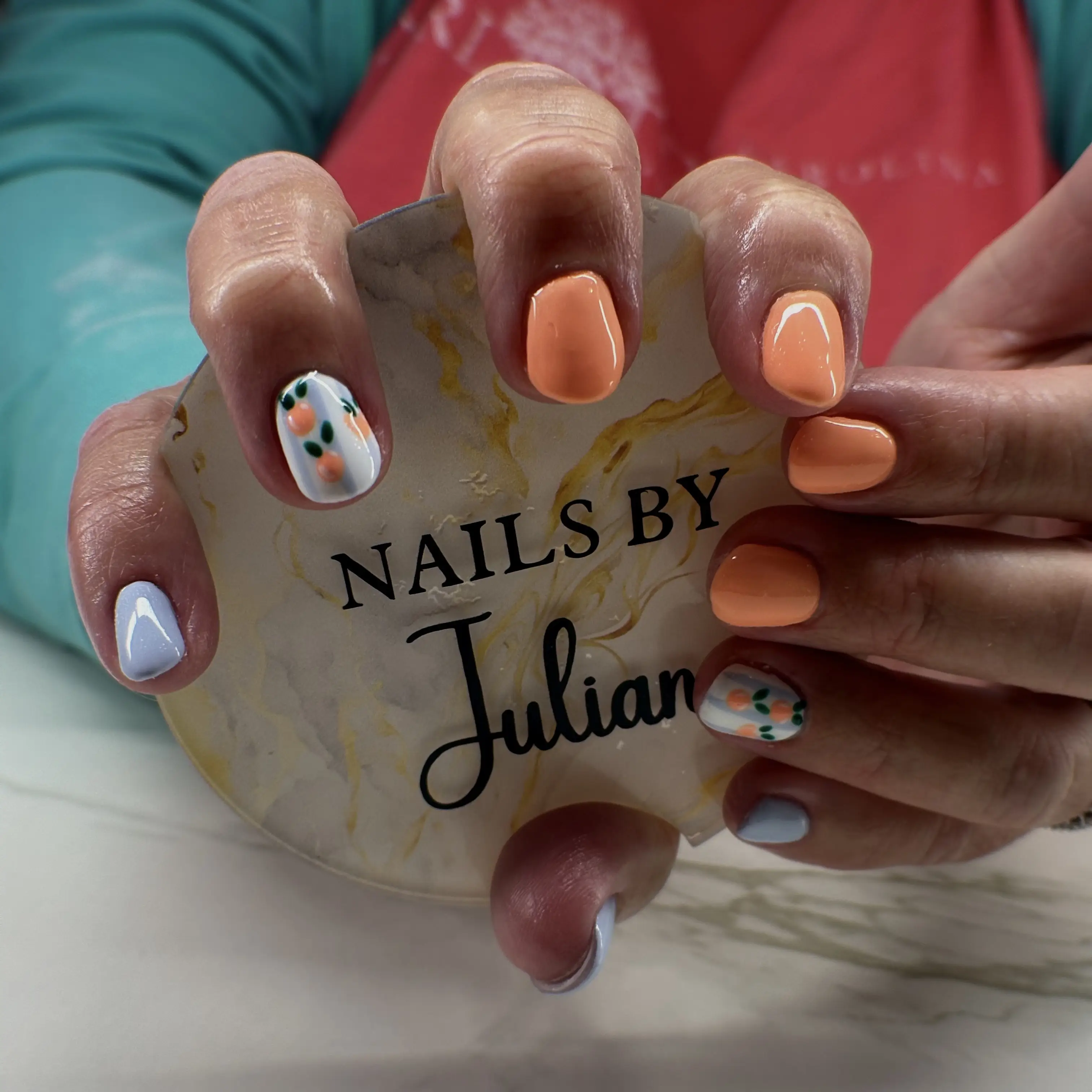 Work by Nails by Julian