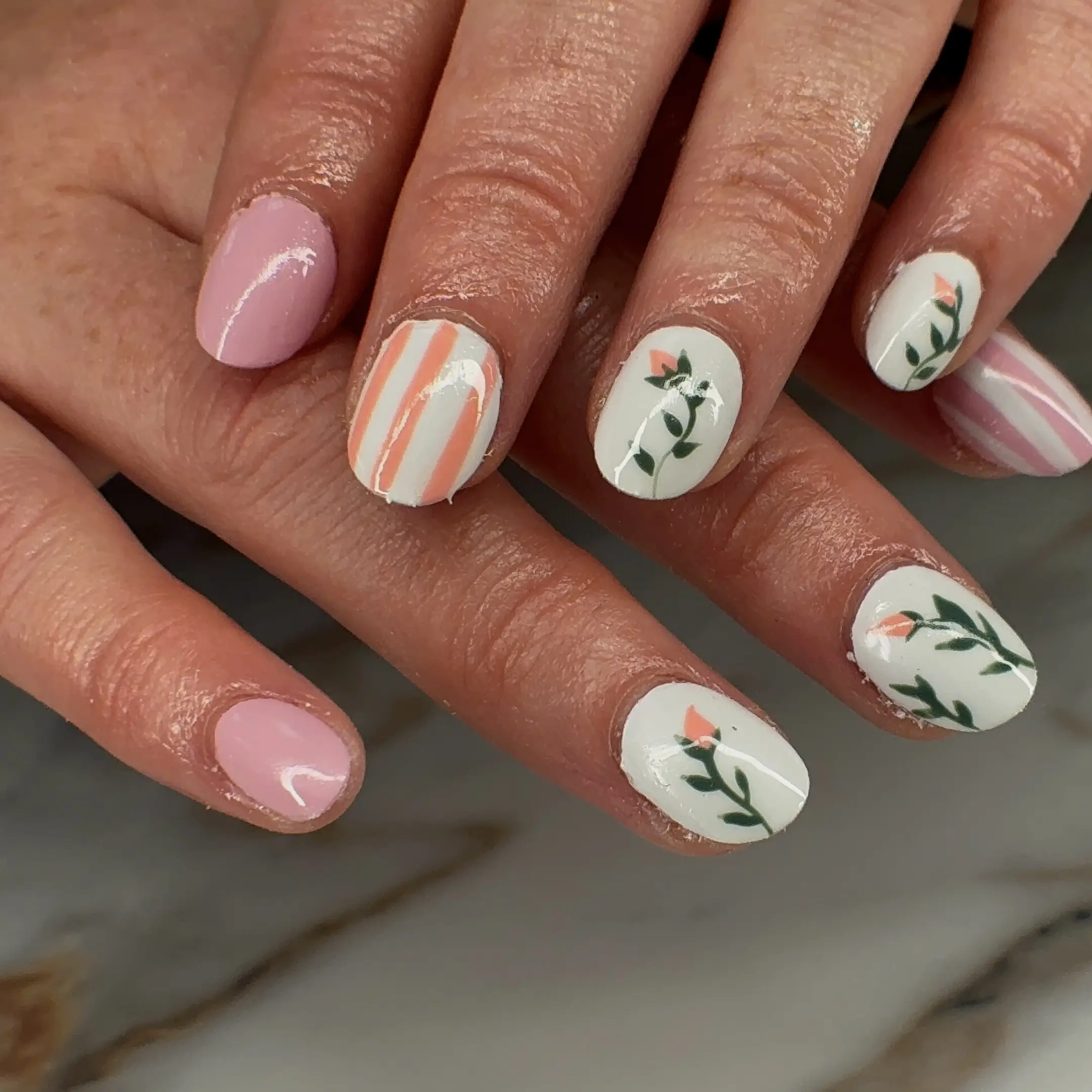 Work by Nails by Julian