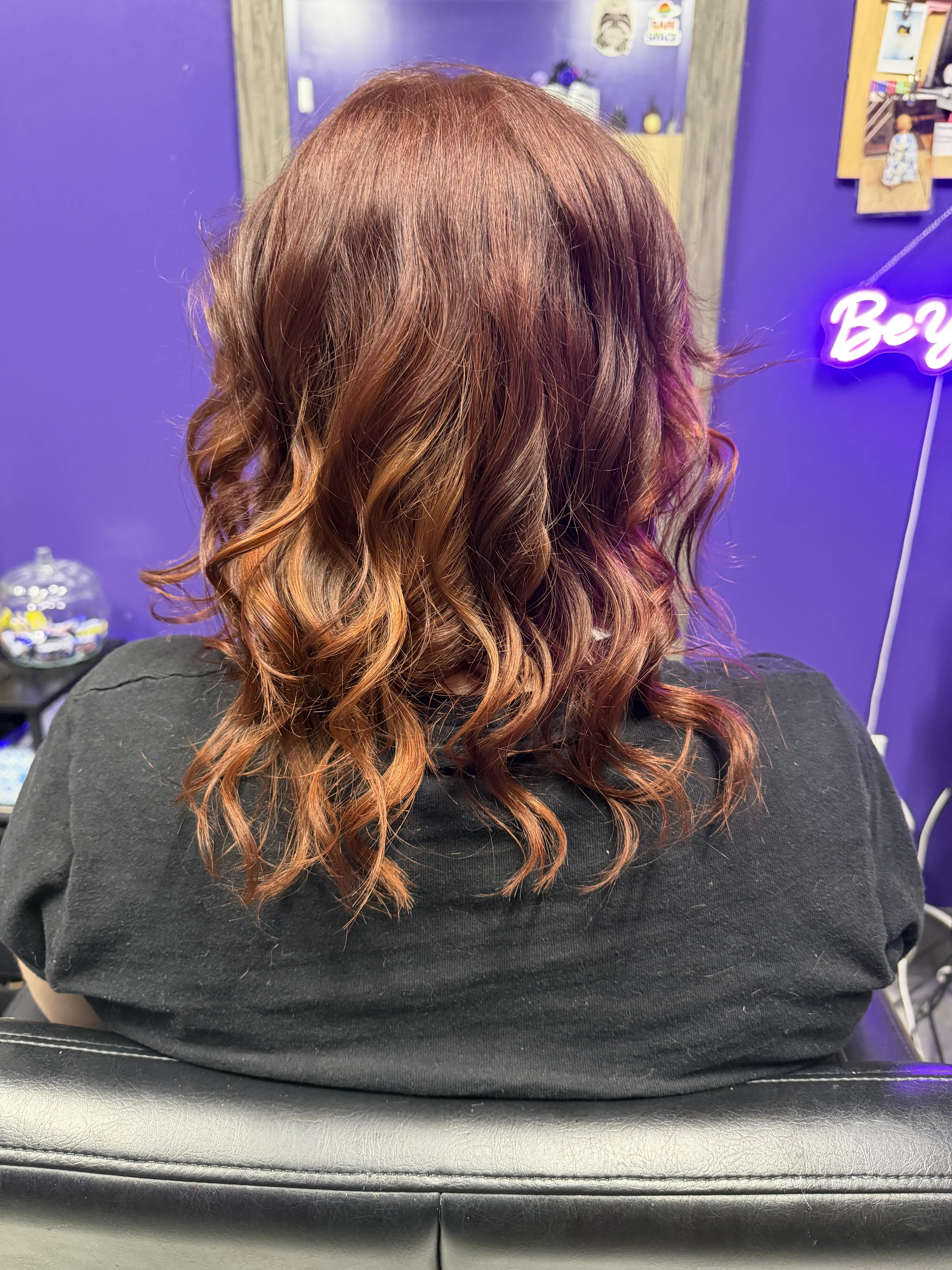 Work by Outside the Lines Salon