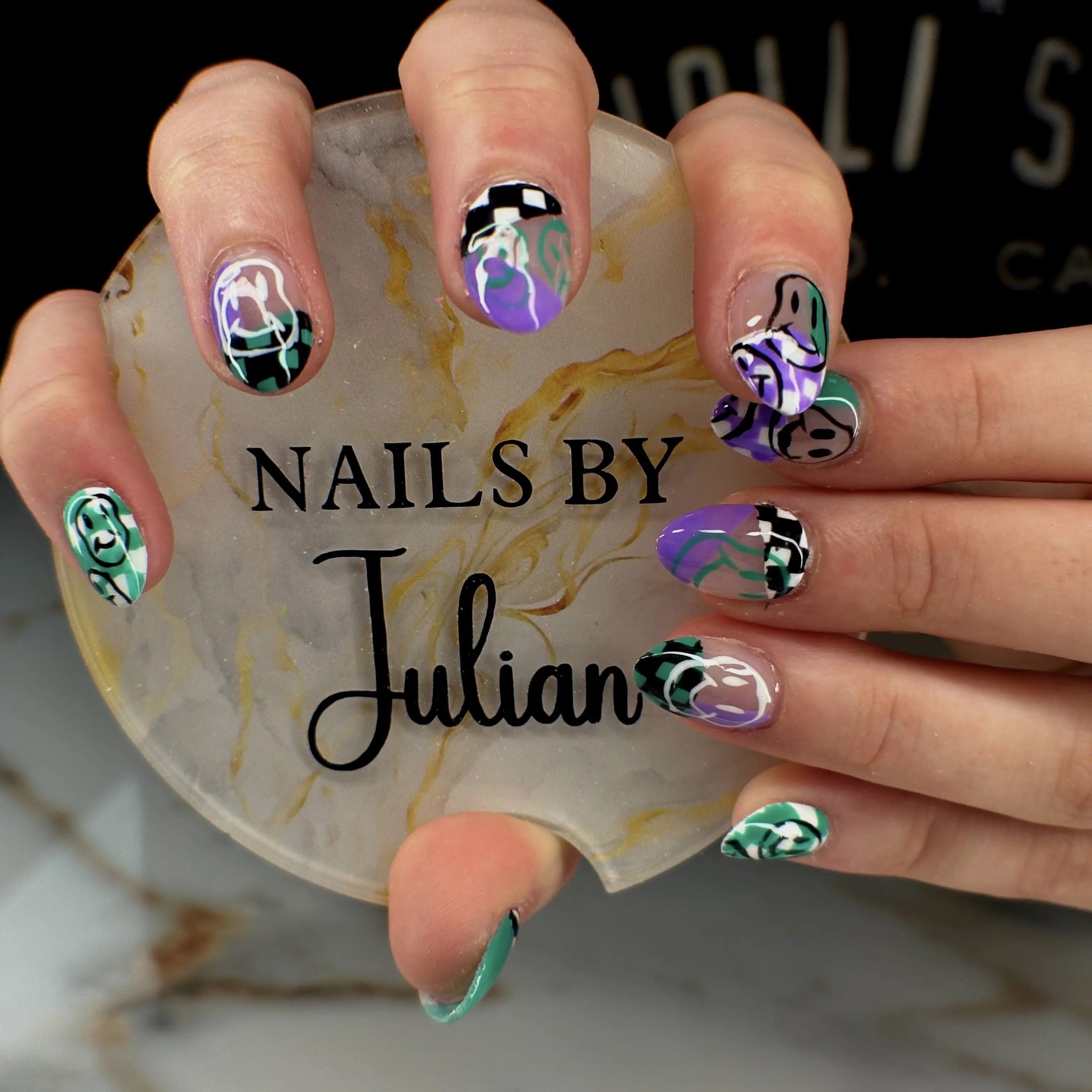 Work by Nails by Julian