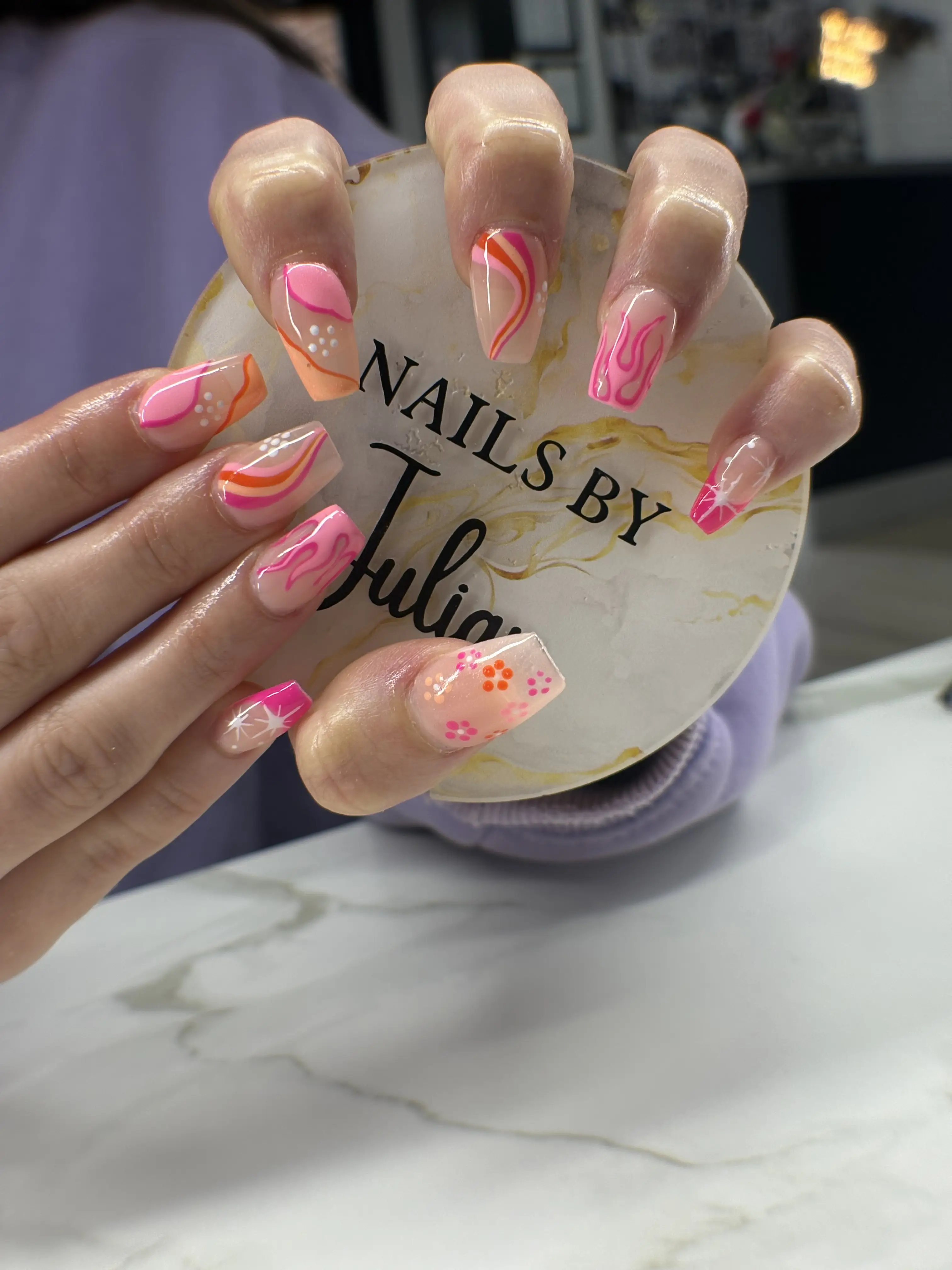 Work by Nails by Julian