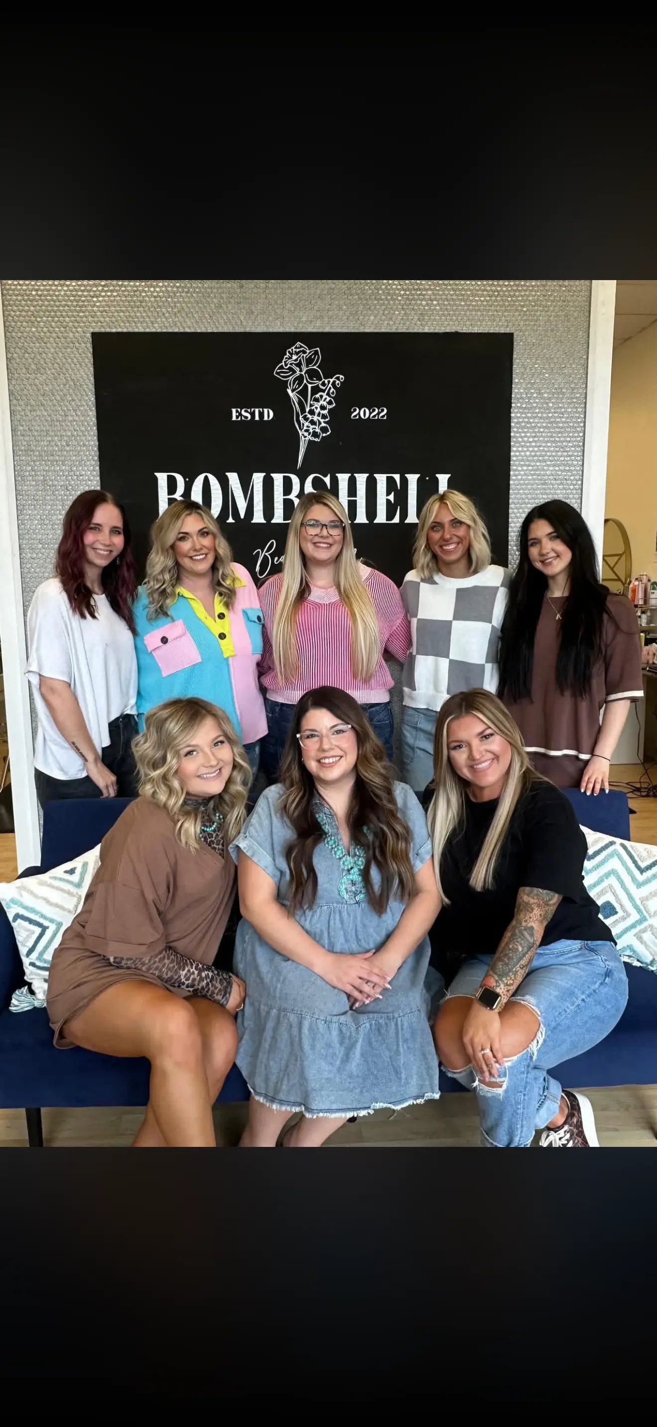 Work from Bombshell beauty bar