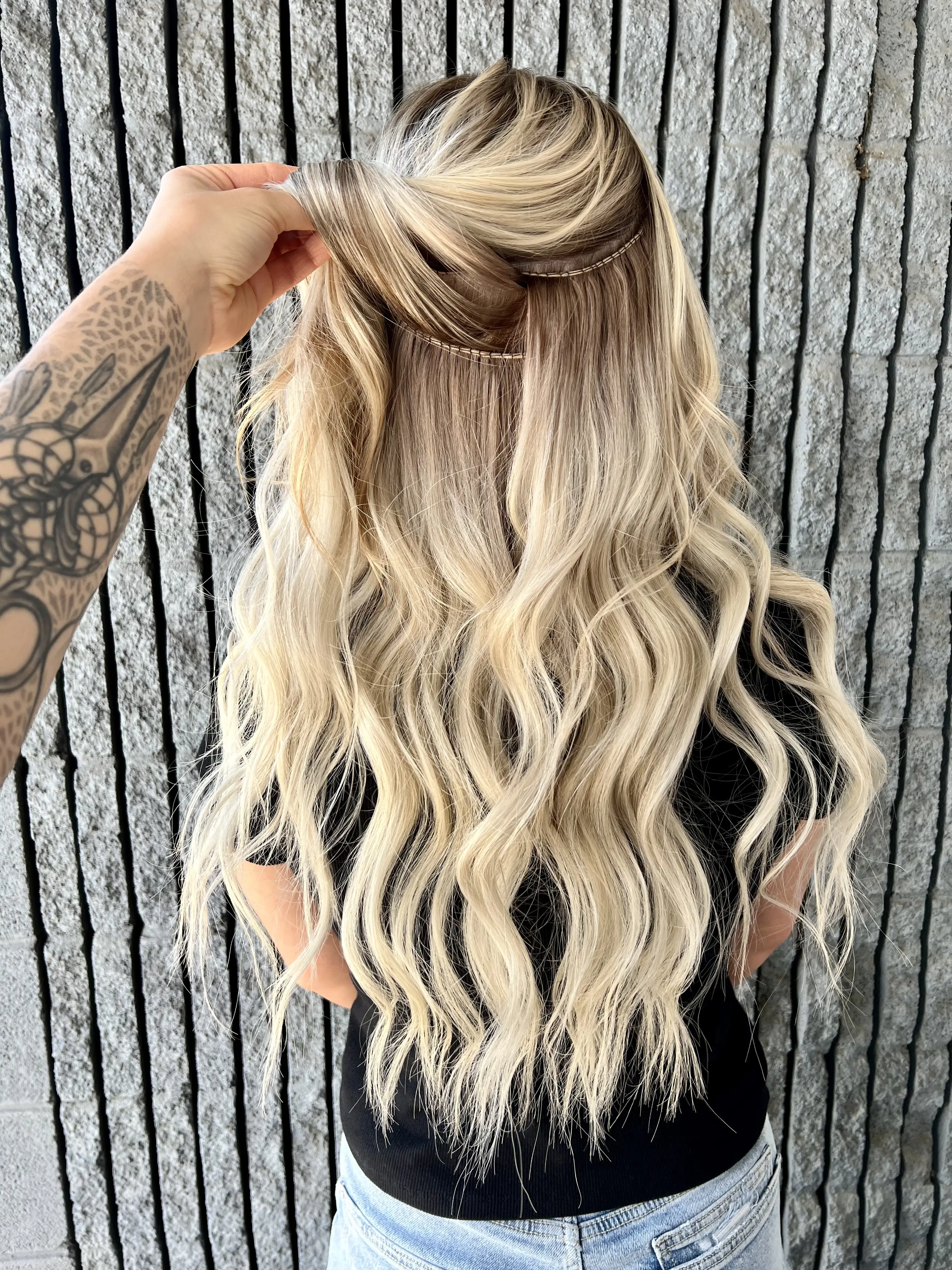 Hair Extension Artist Portfolio Photo