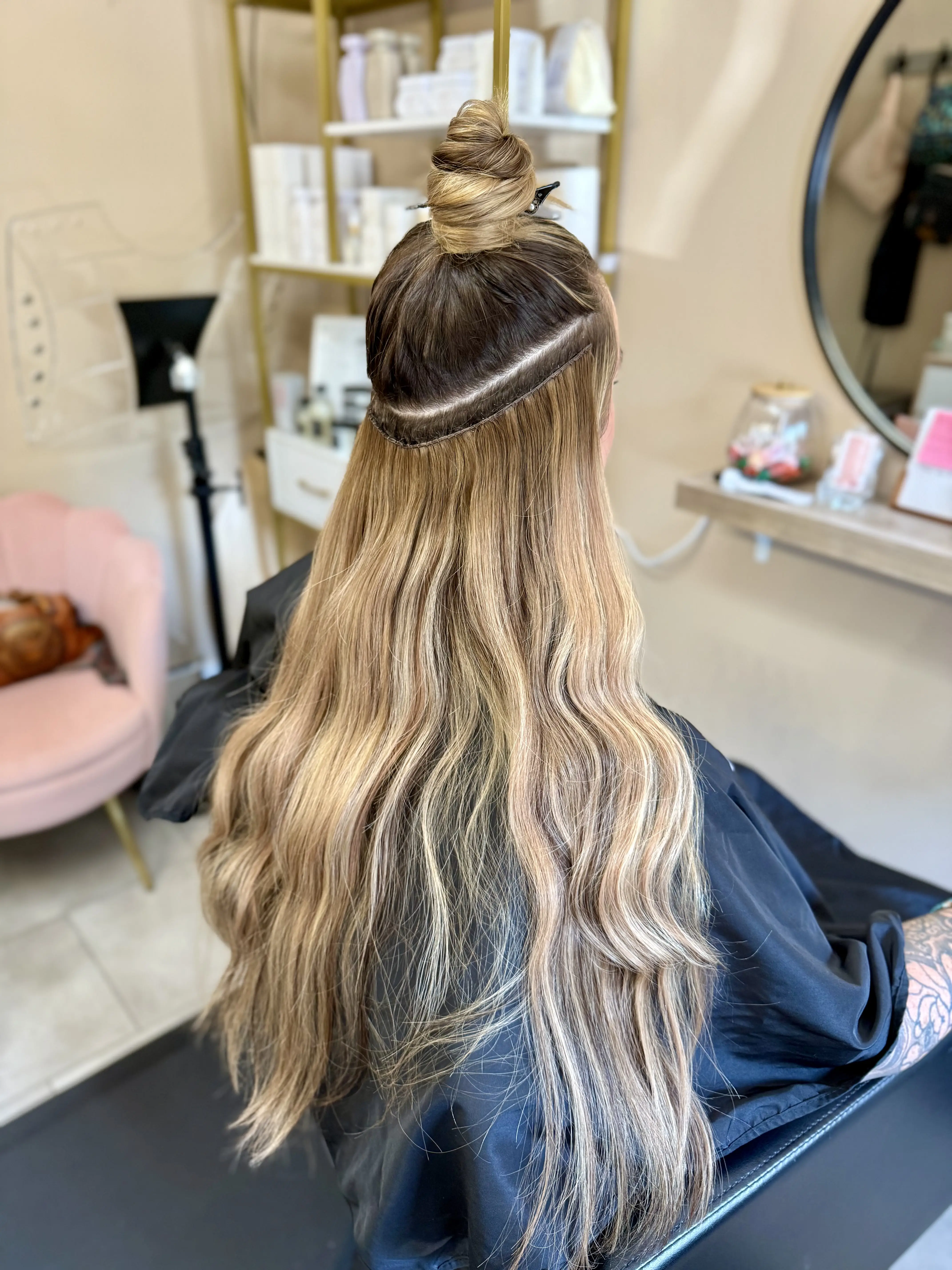Hair Extension Artist Portfolio Photo