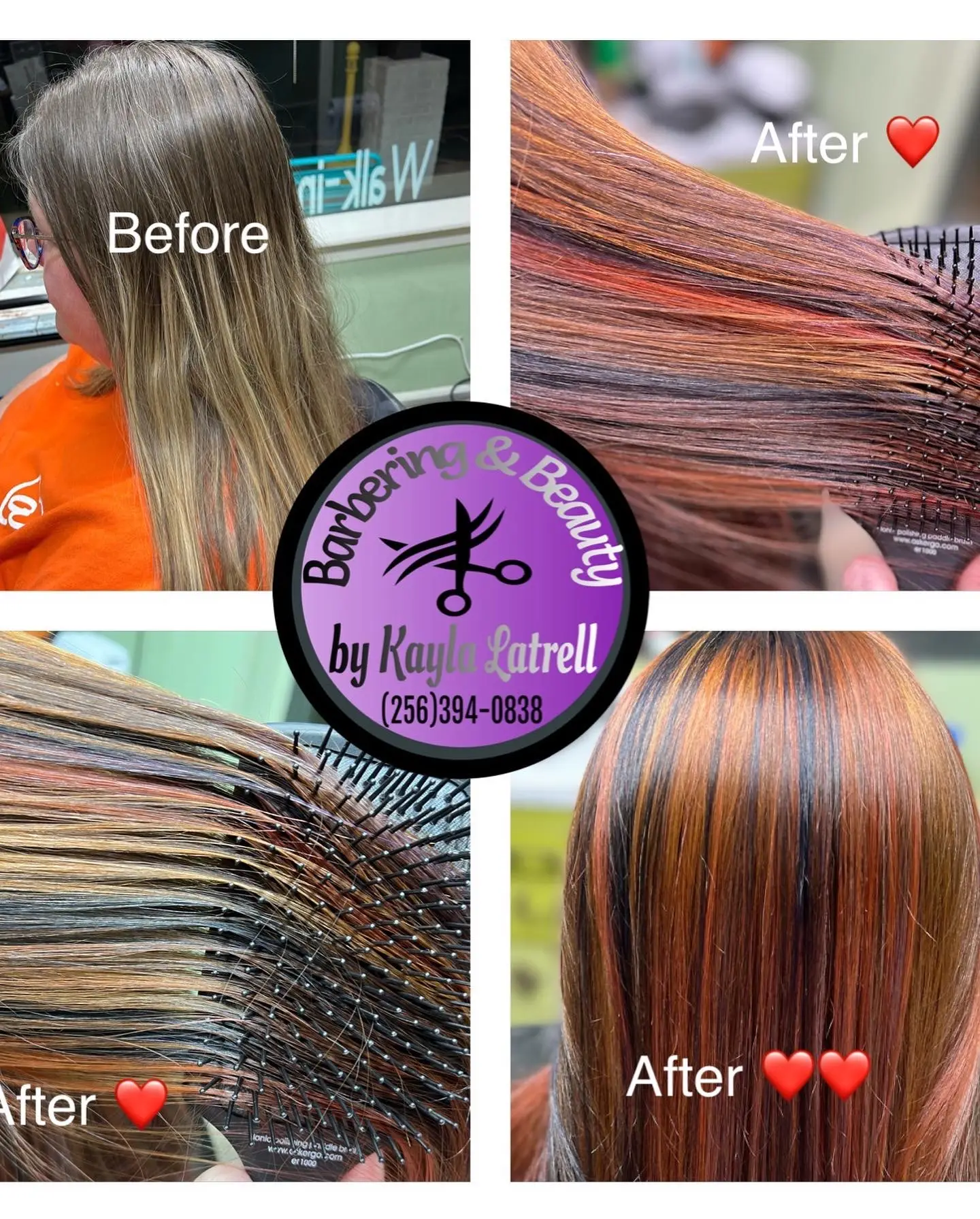 Work by Barbering & Beauty by Kayla Latrell