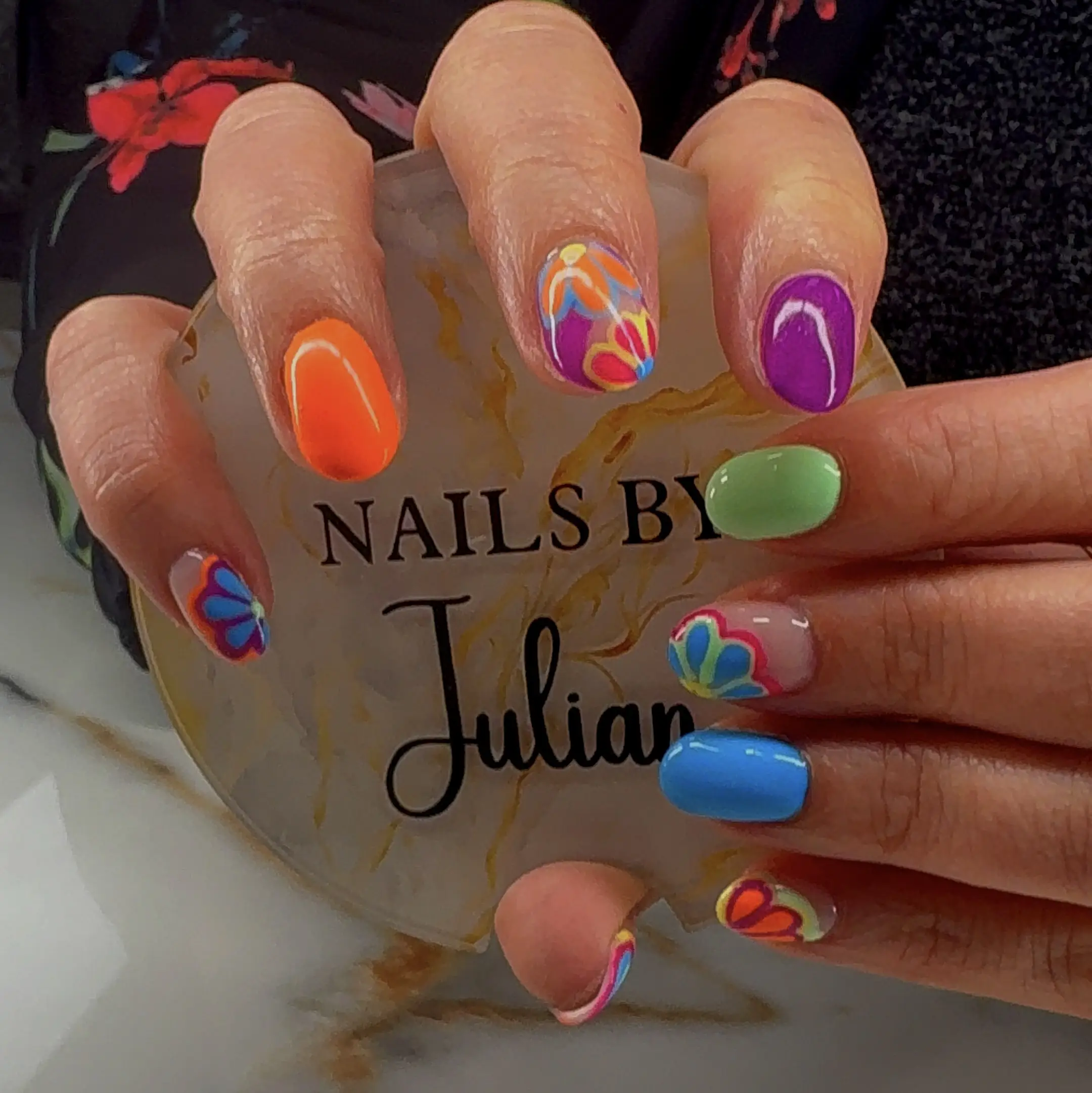 Work by Nails by Julian