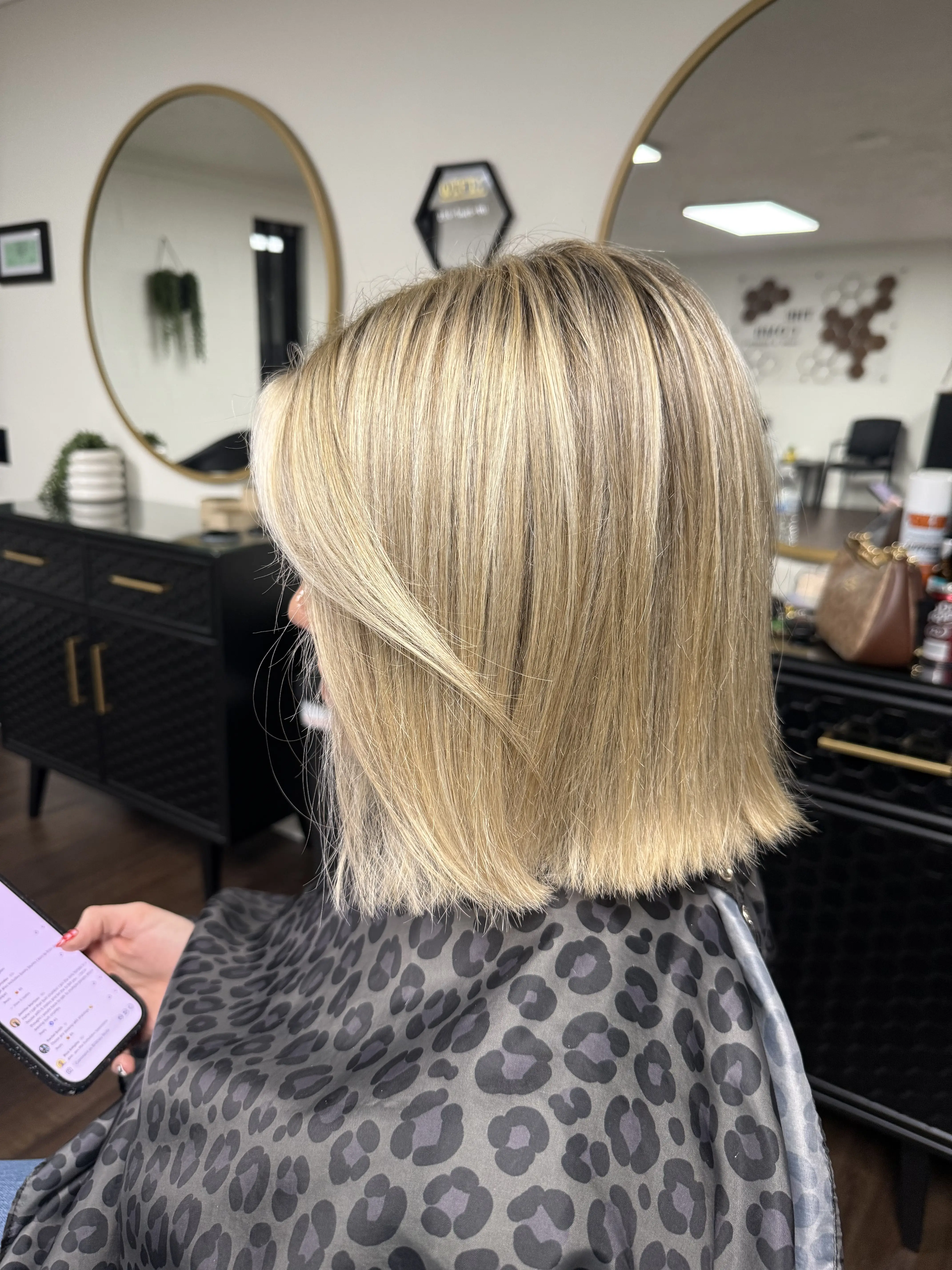 Work by The Comb Salon & Esthetics By Anna & Co.
