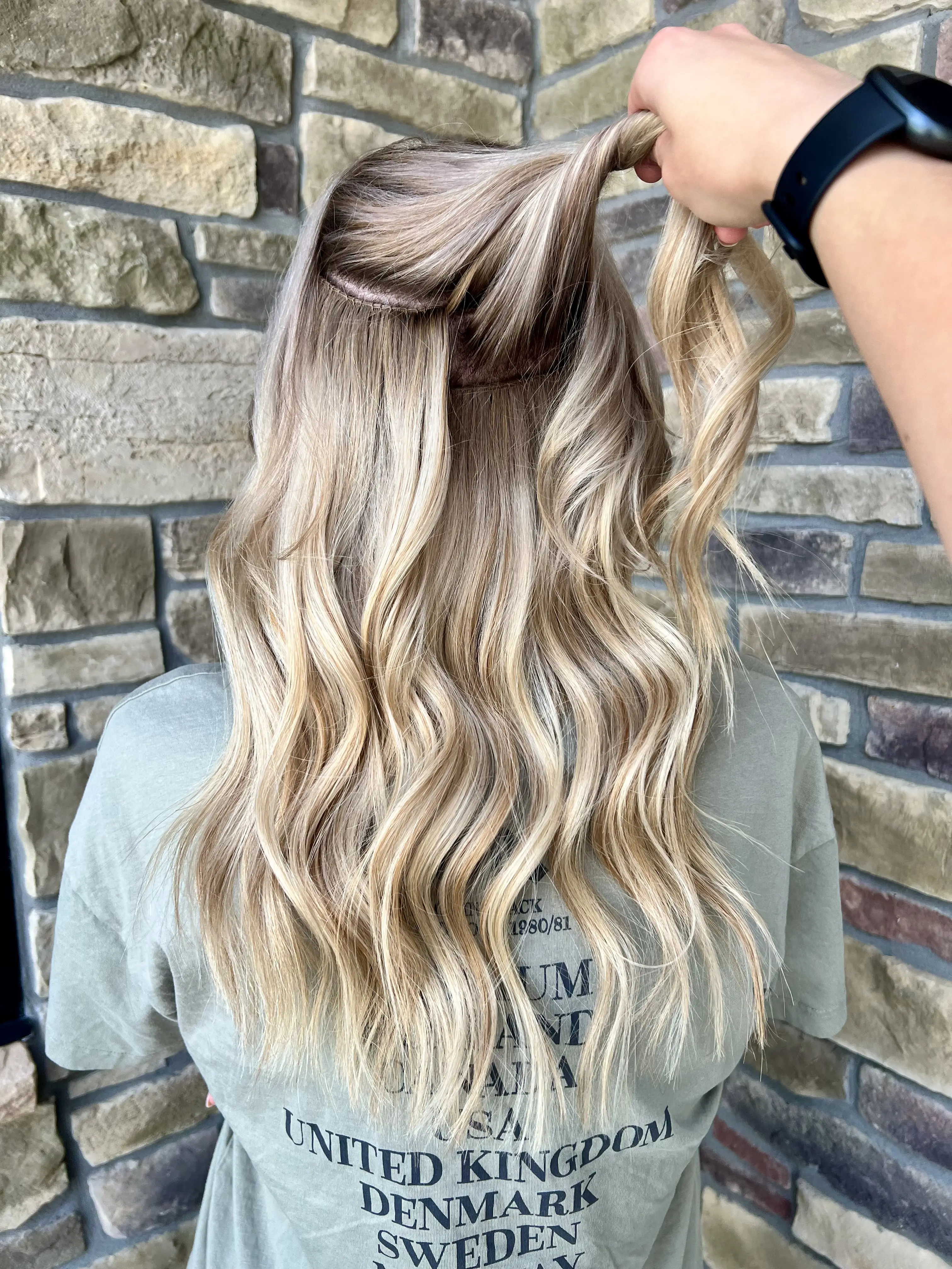Hair Extension Artist Portfolio Photo