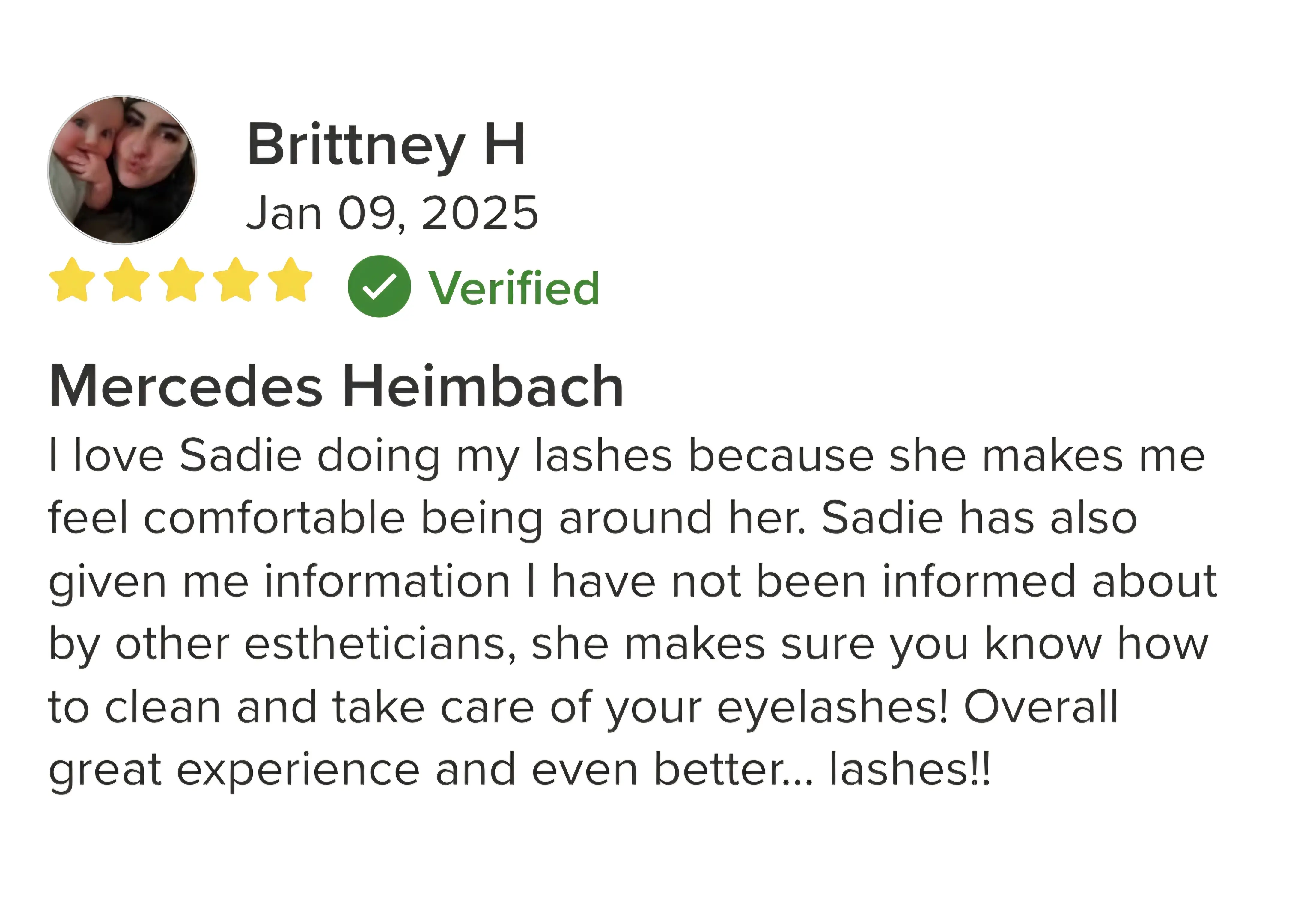 Esthetician Portfolio Photo