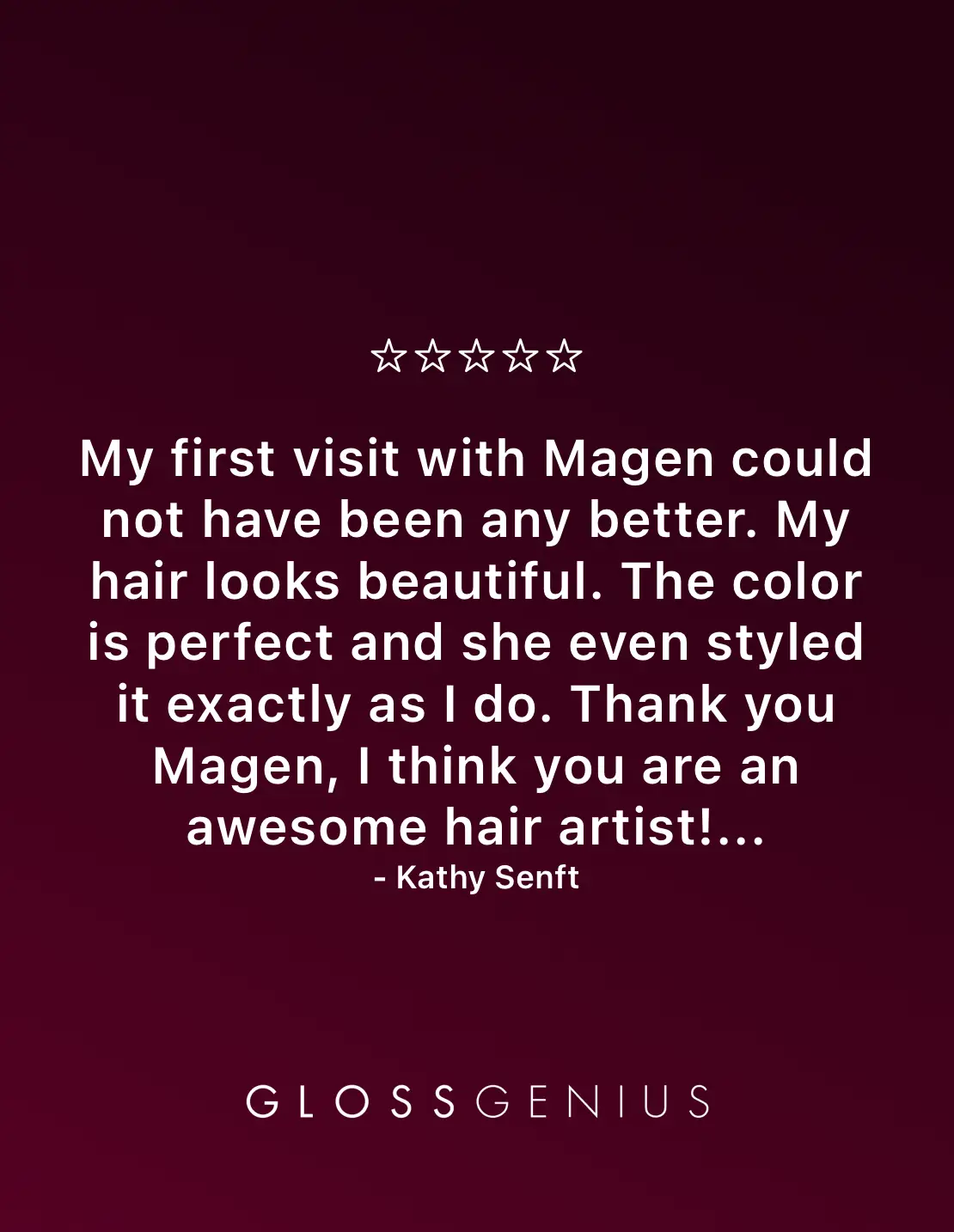 Stylist Portfolio Photo