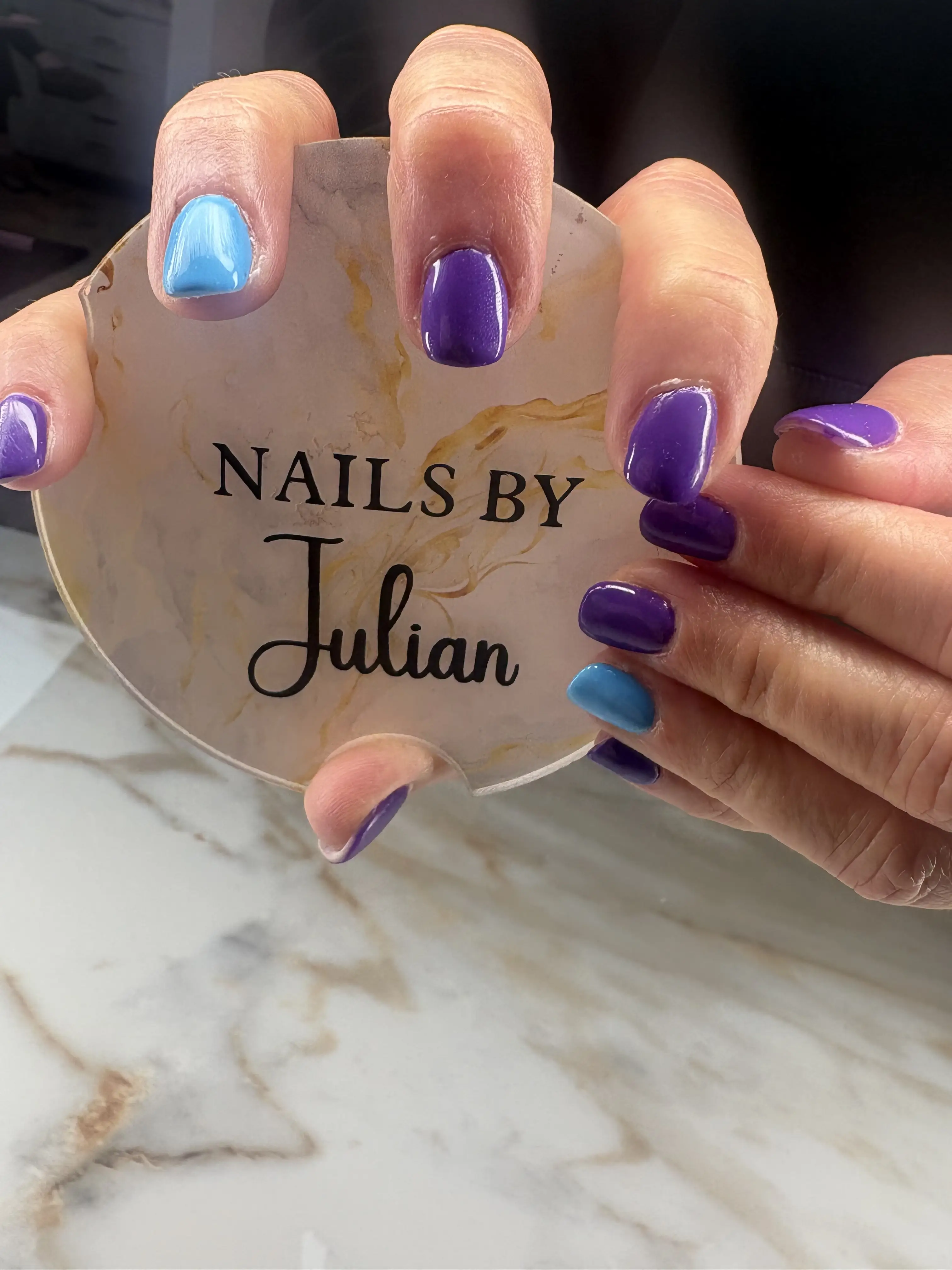 Work by Nails by Julian