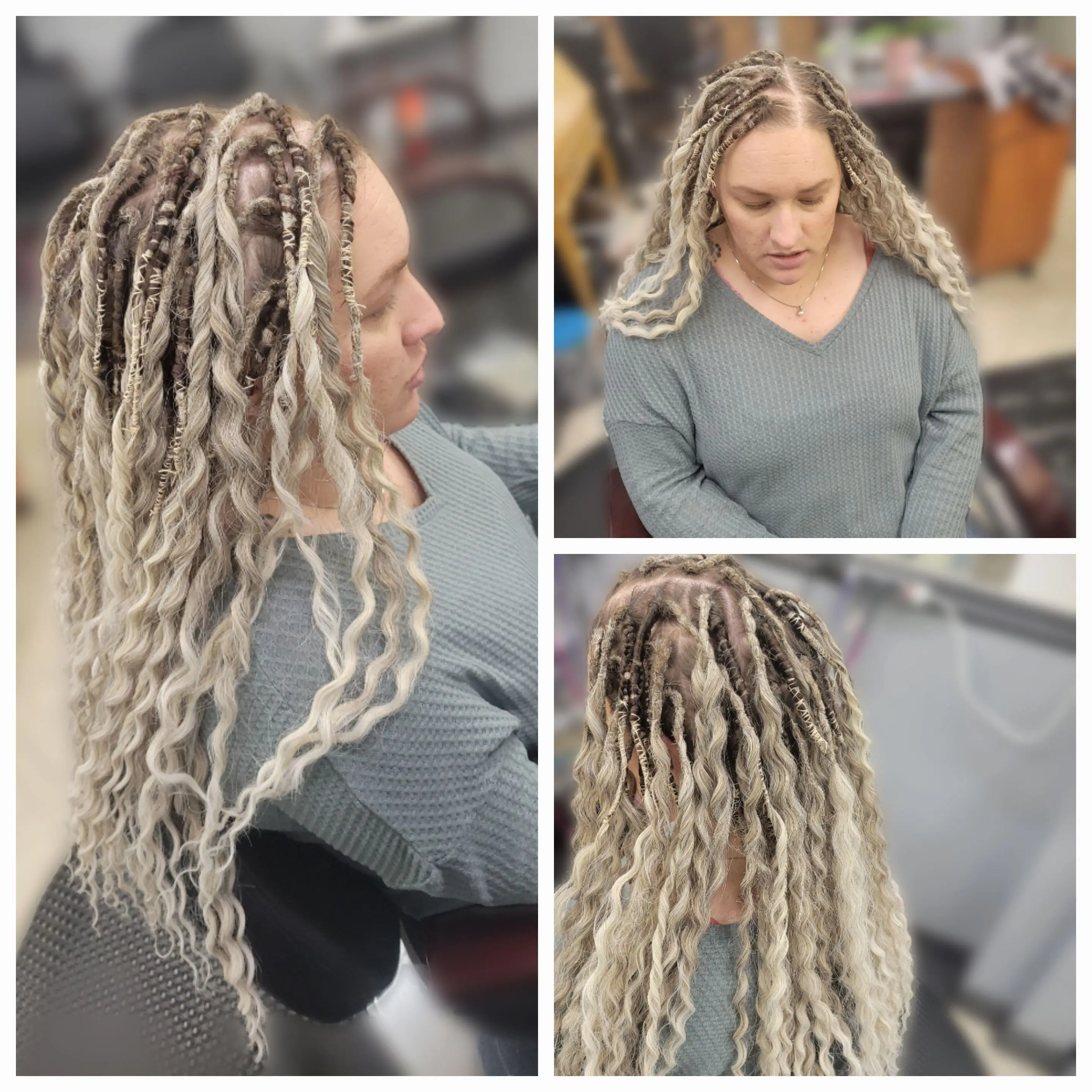 Dreadlocks full head install