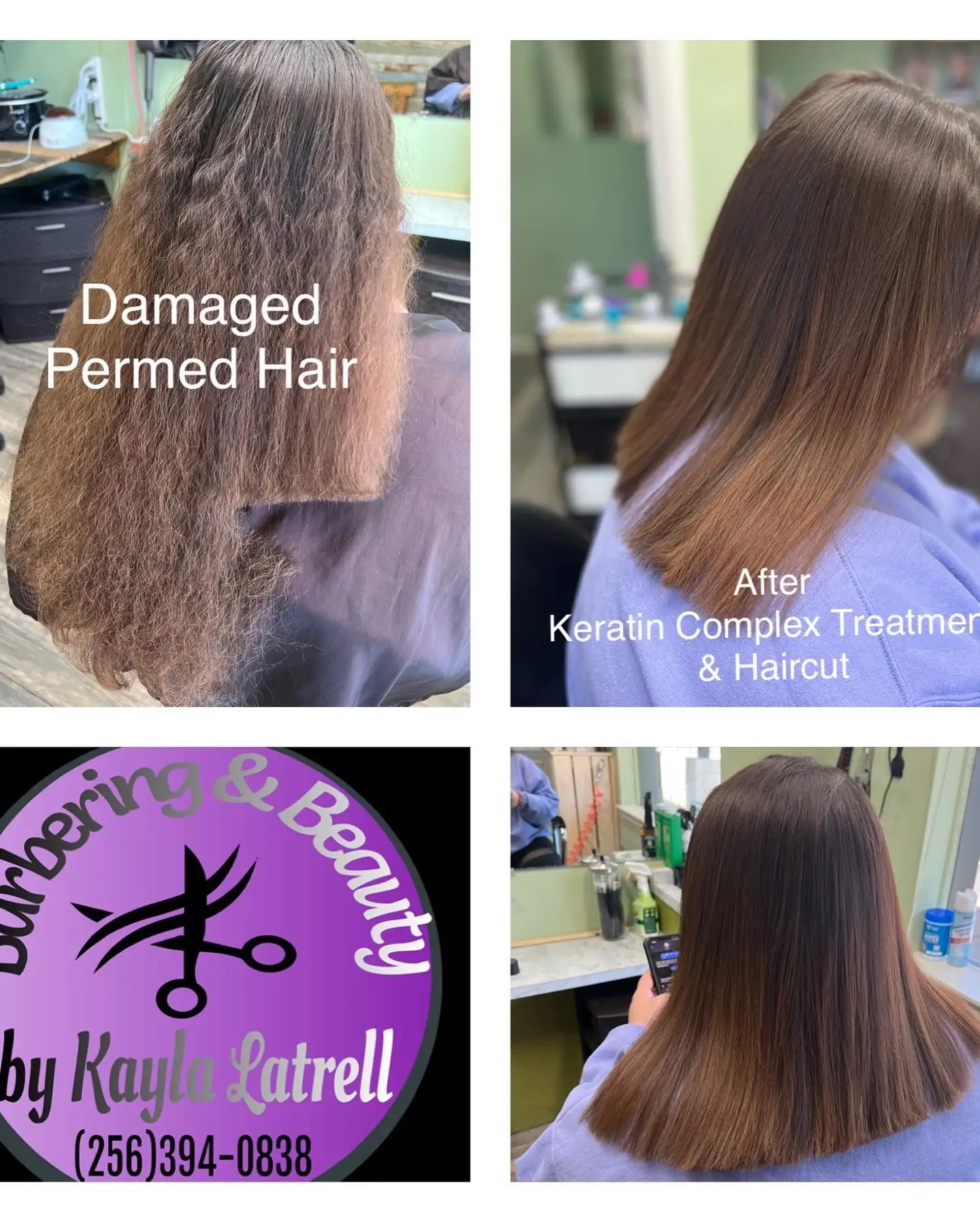Work by Barbering & Beauty by Kayla Latrell