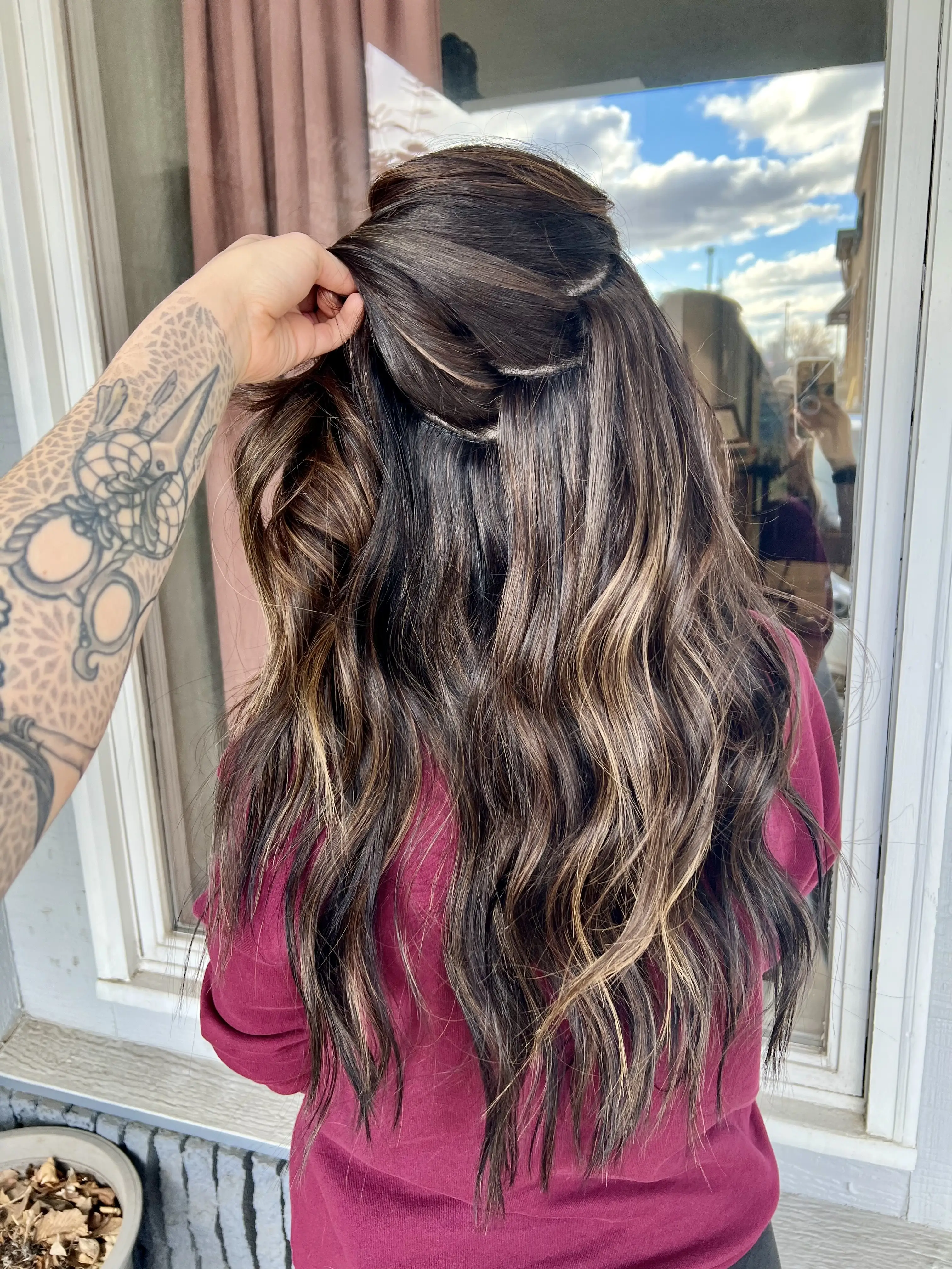 Hair Extension Artist Portfolio Photo