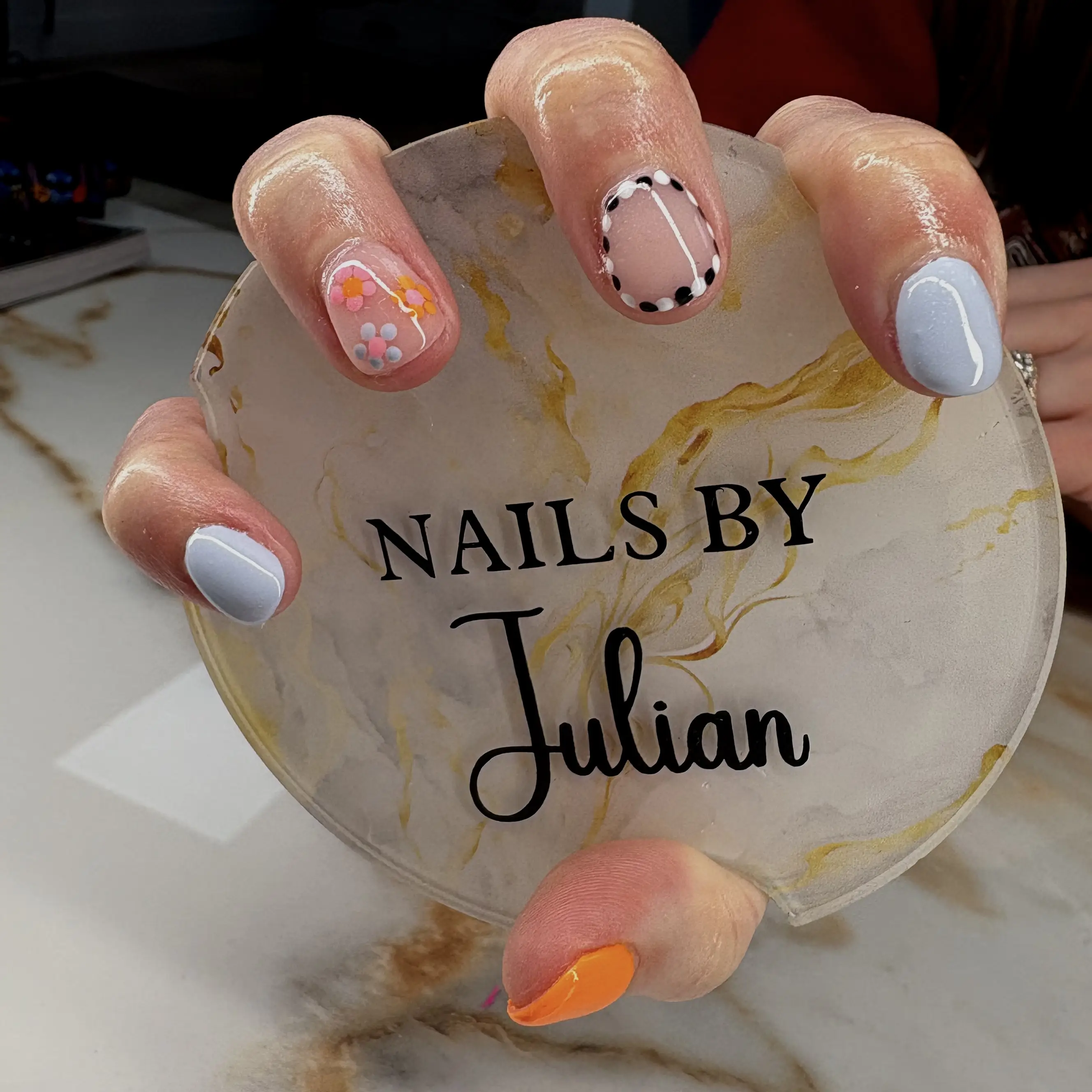 Work by Nails by Julian