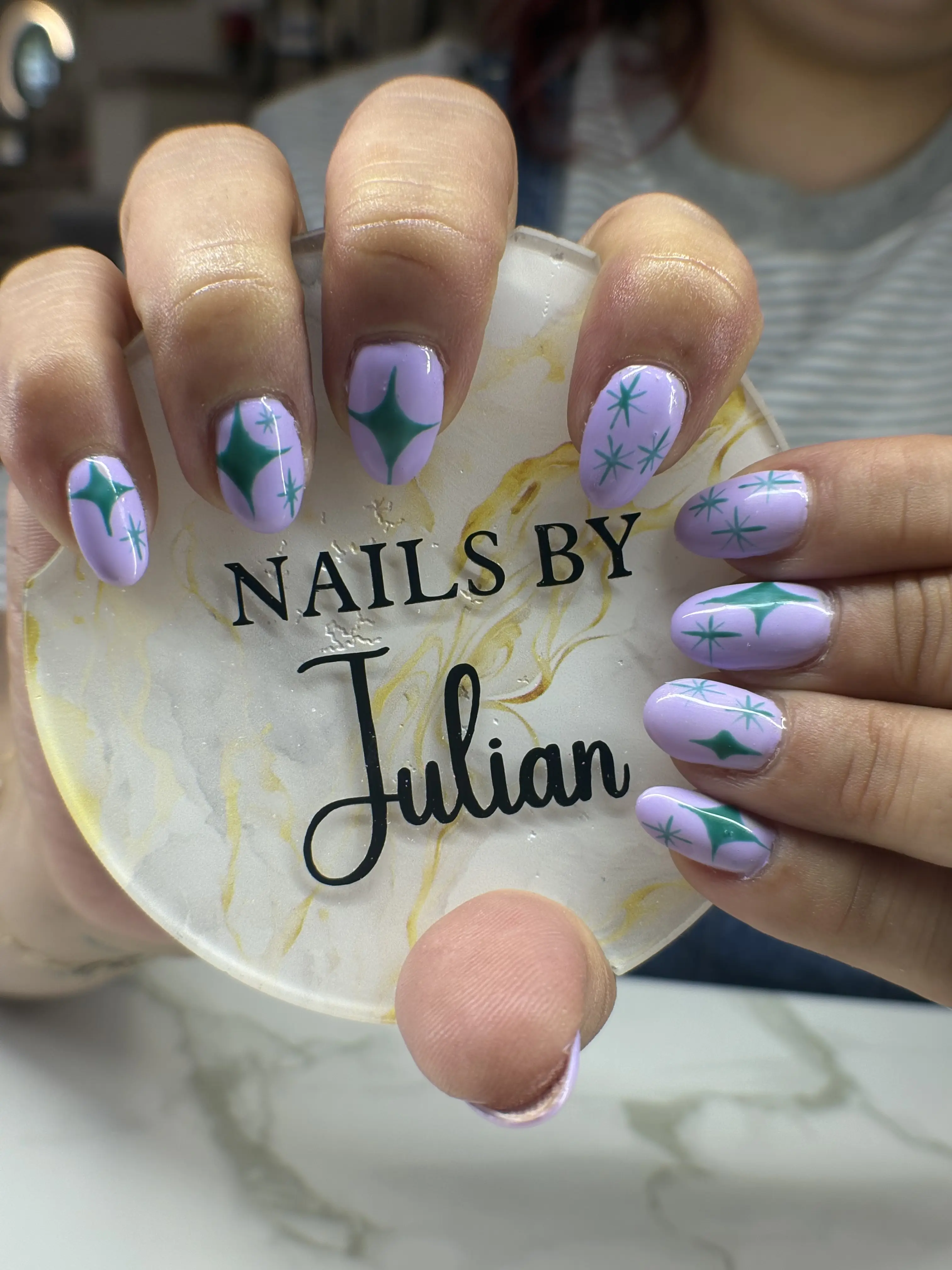 Work by Nails by Julian