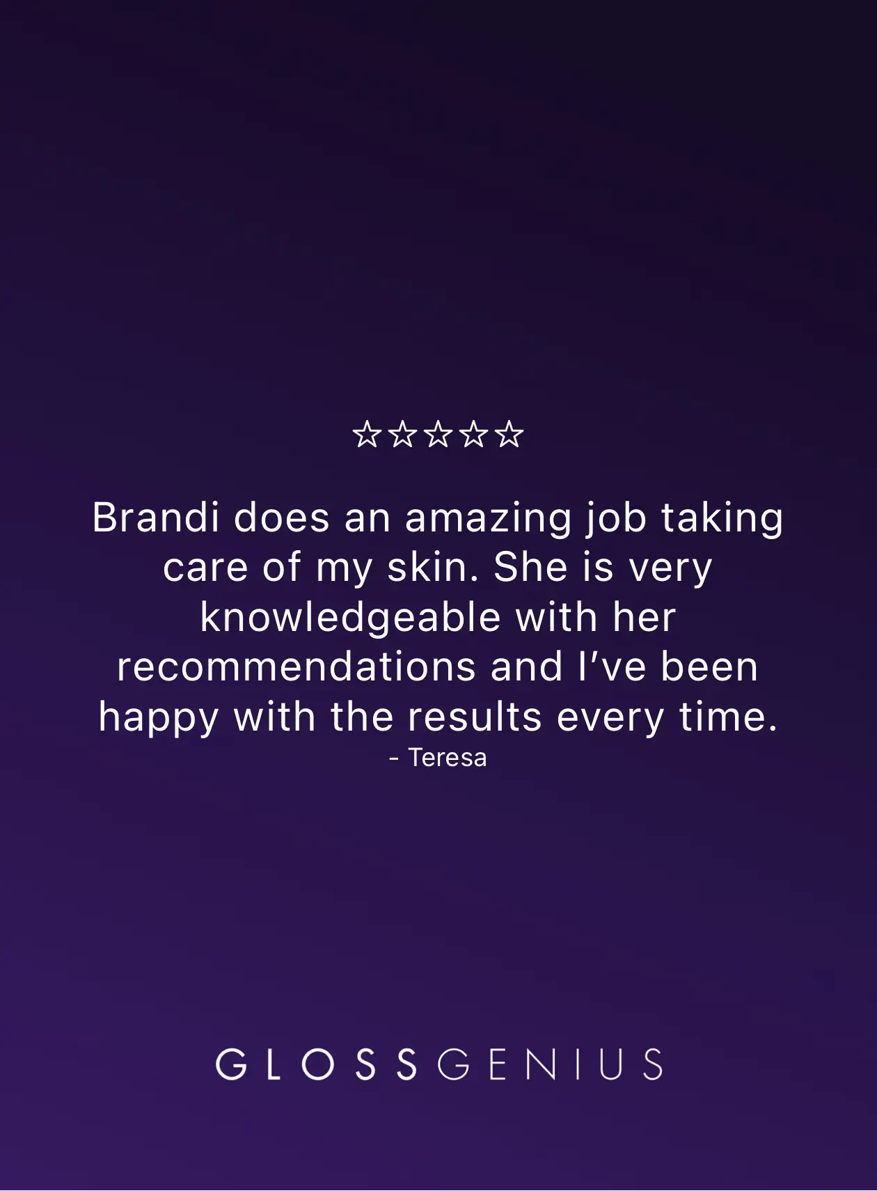 Esthetician Portfolio Photo