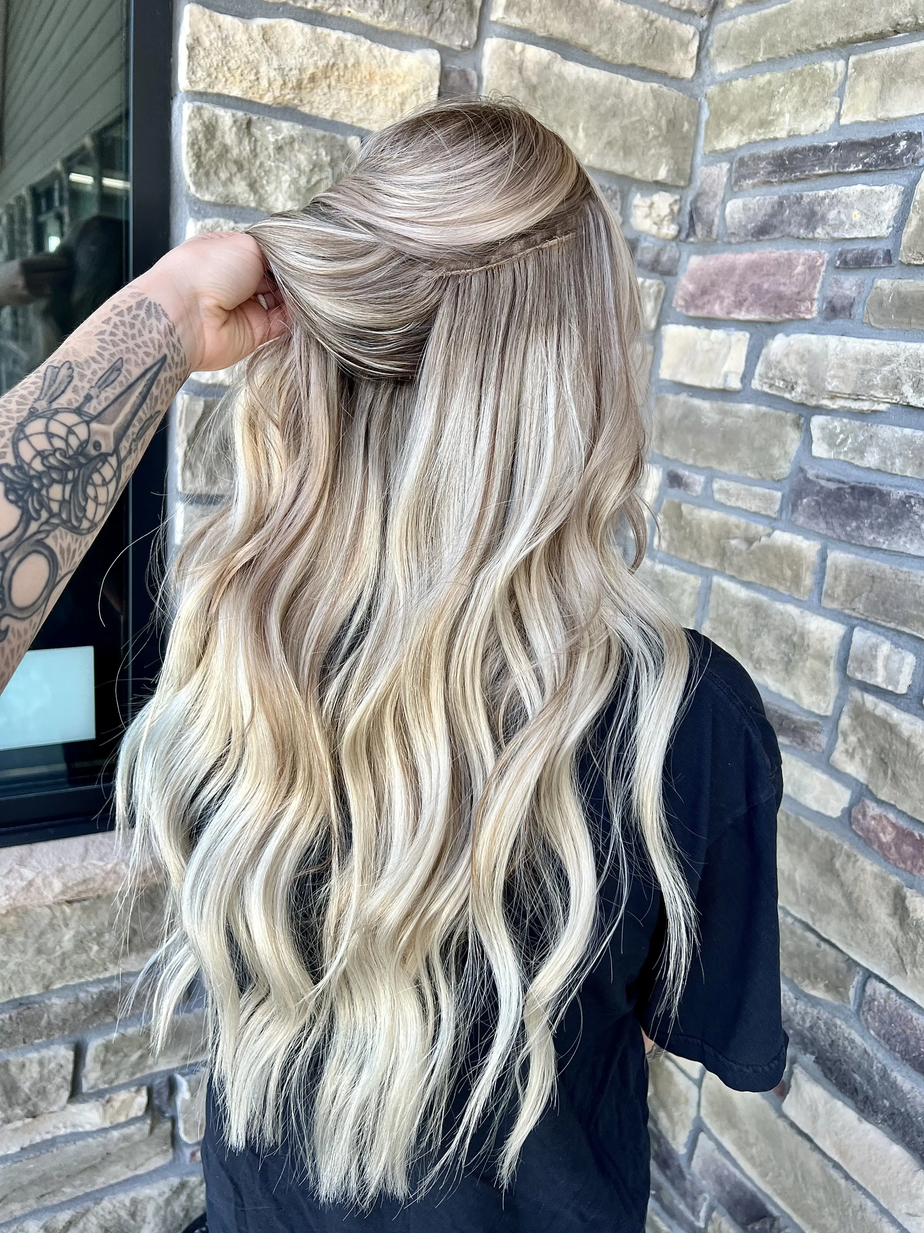 Hair Extension Artist Portfolio Photo