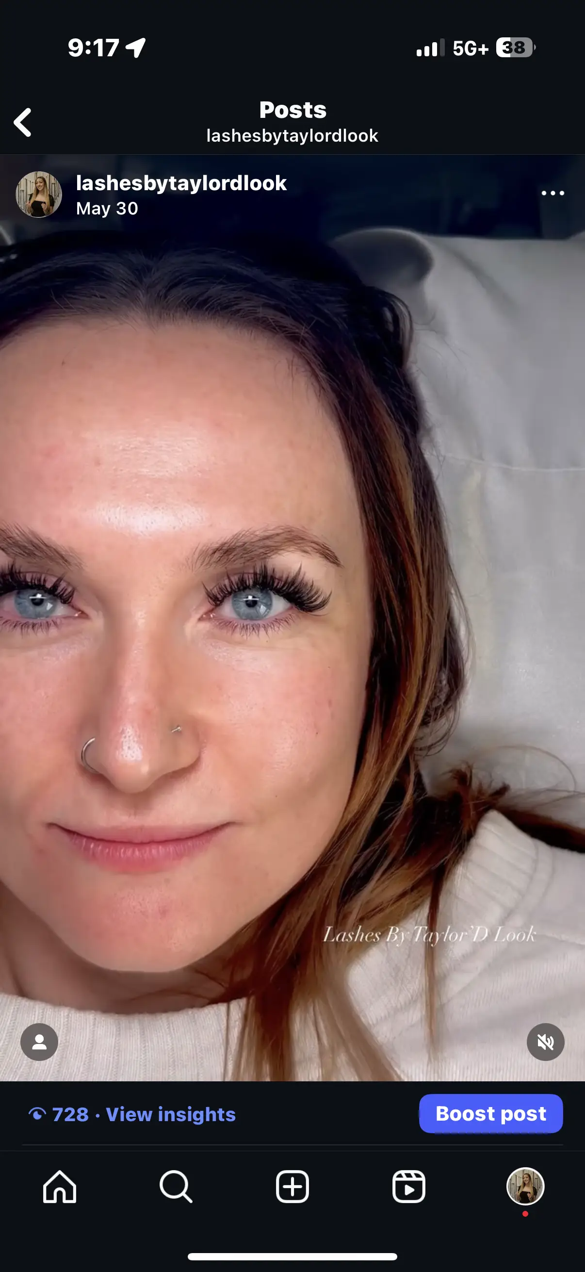 Lash Artist Portfolio Photo