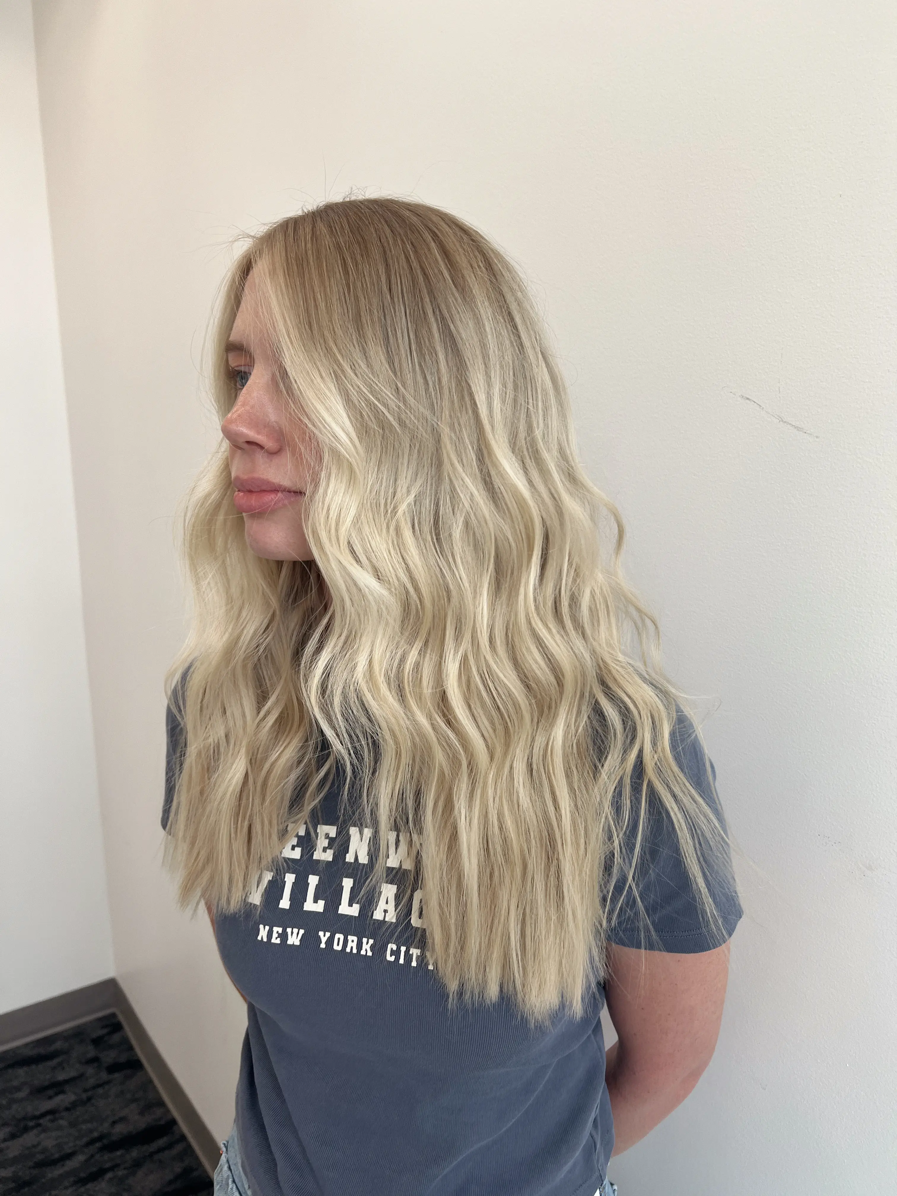 Work by Becca Oyler at The Ivory Hair Lounge located at 2152 North Hill Field Road Suite 103