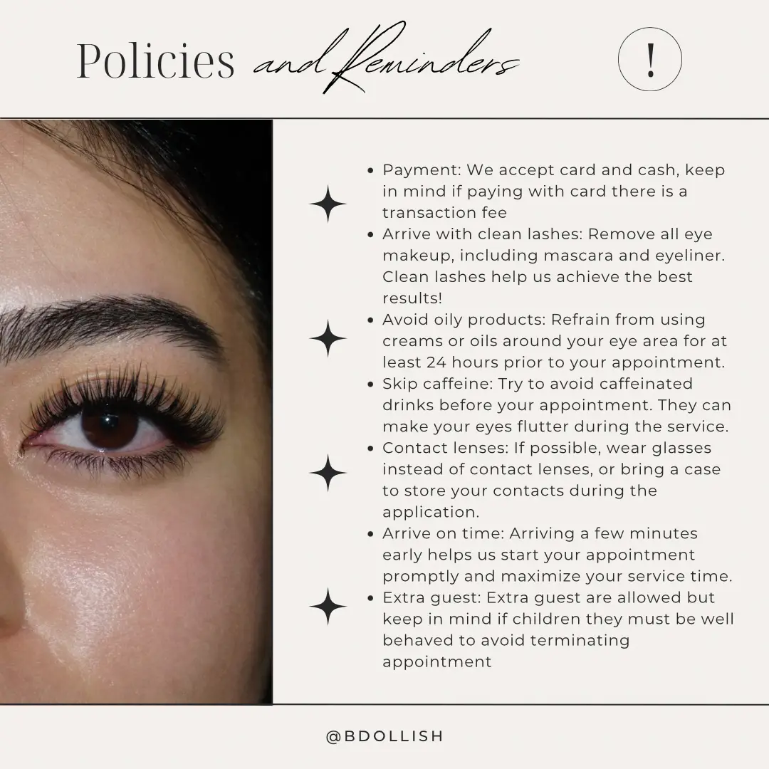 Lash Artist Portfolio Photo
