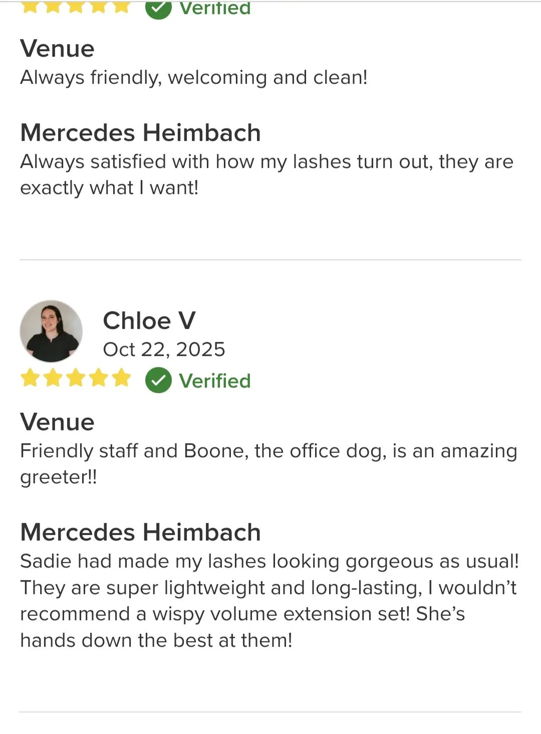 Esthetician Portfolio Photo