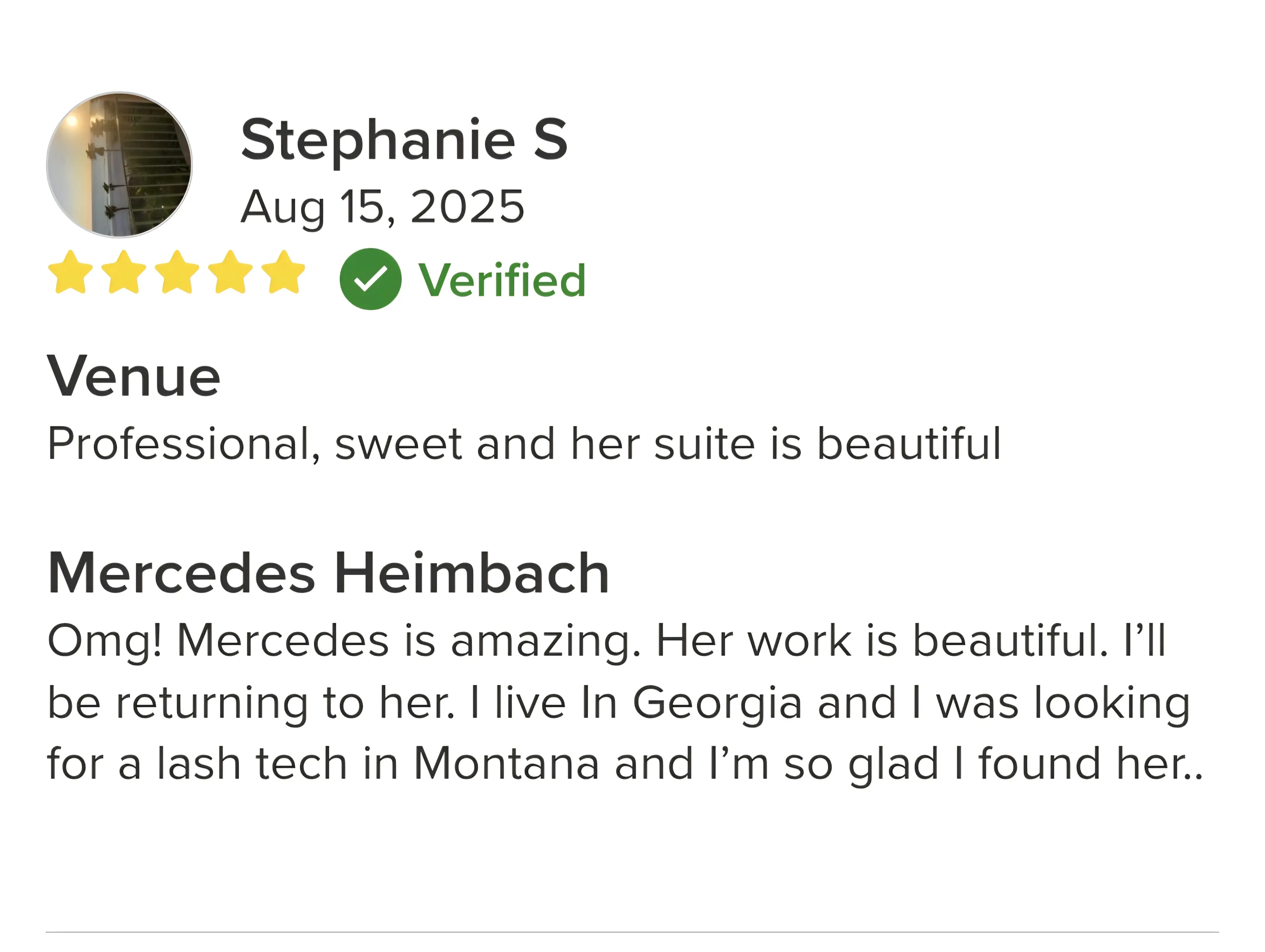 Esthetician Portfolio Photo