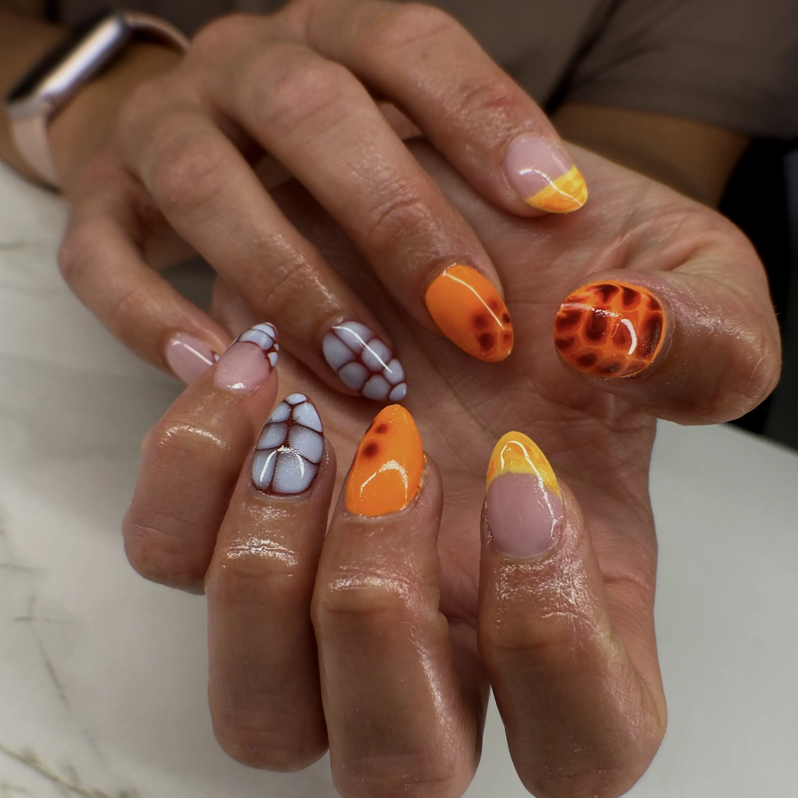 Work by Nails by Julian