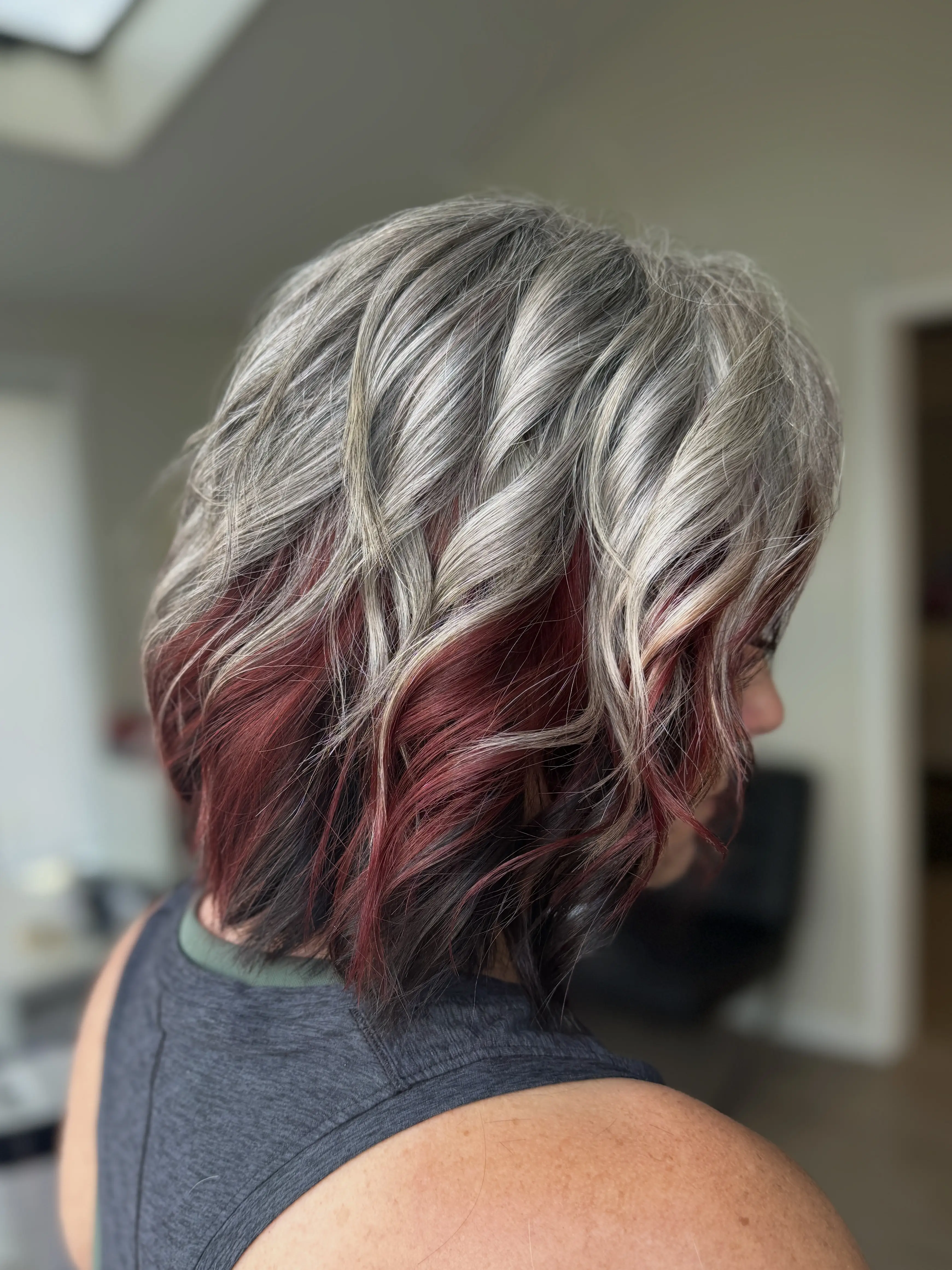 Root Color + Partial Highlights