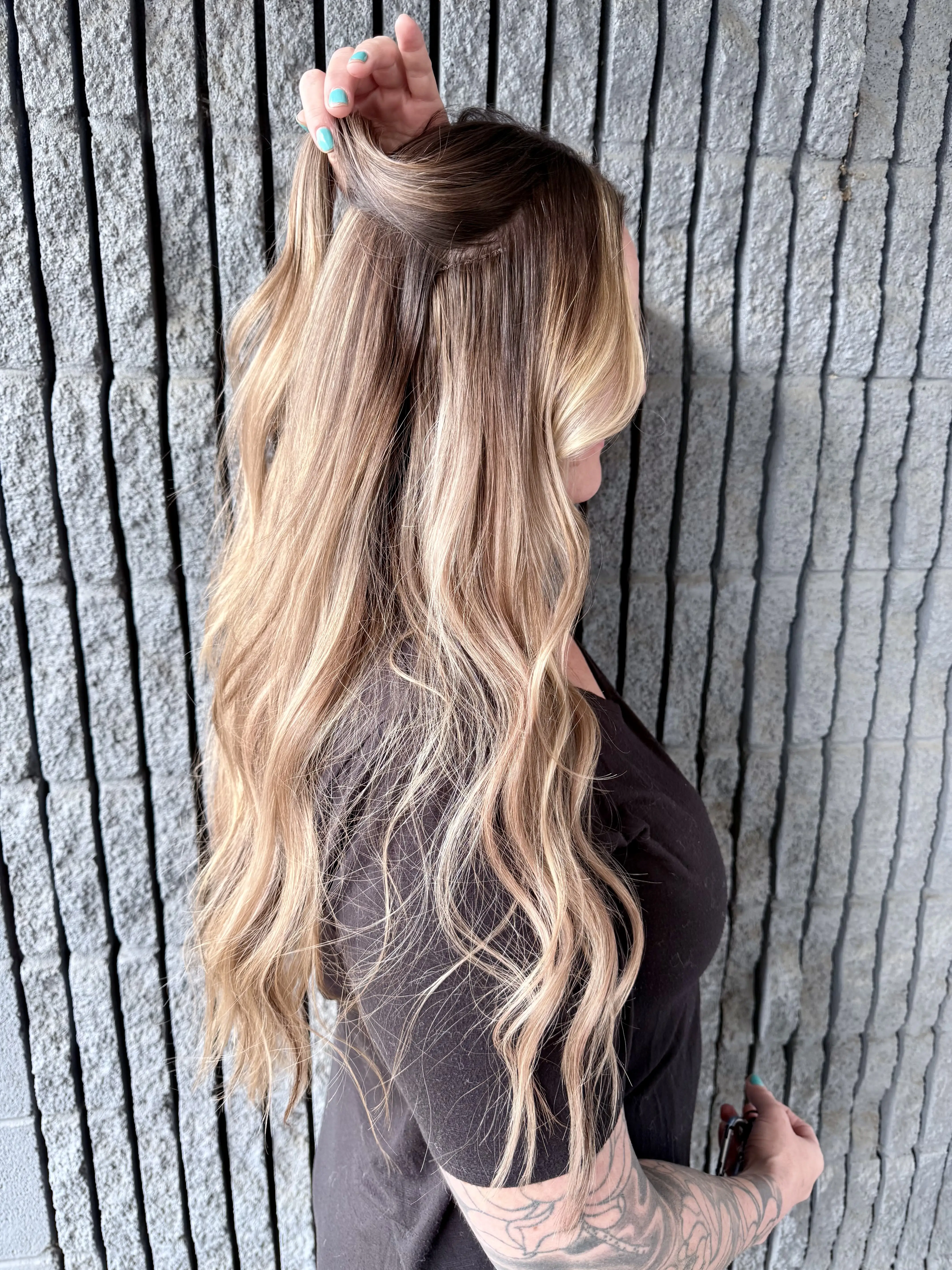 Hair Extension Artist Portfolio Photo