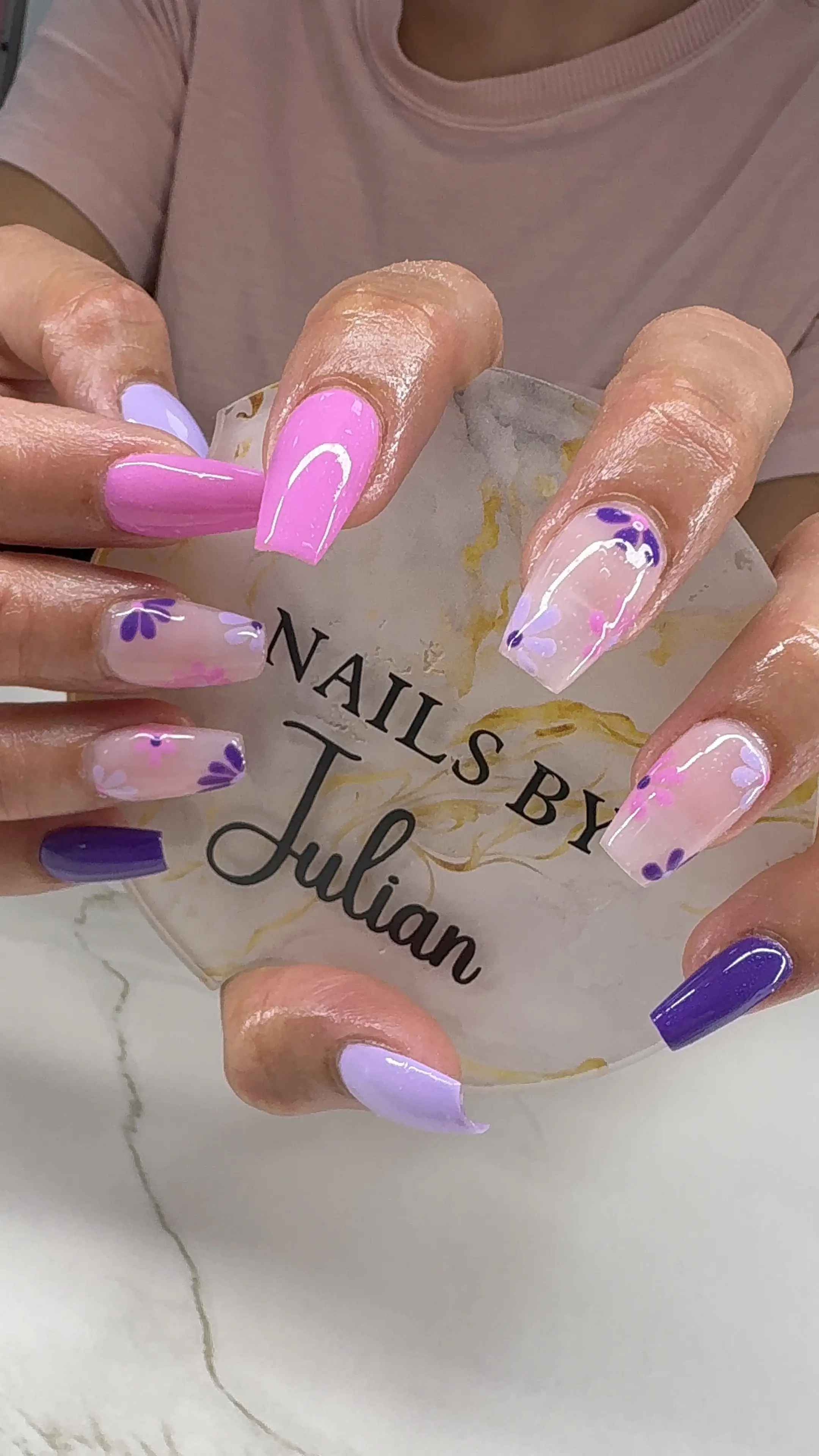 Work by Nails by Julian