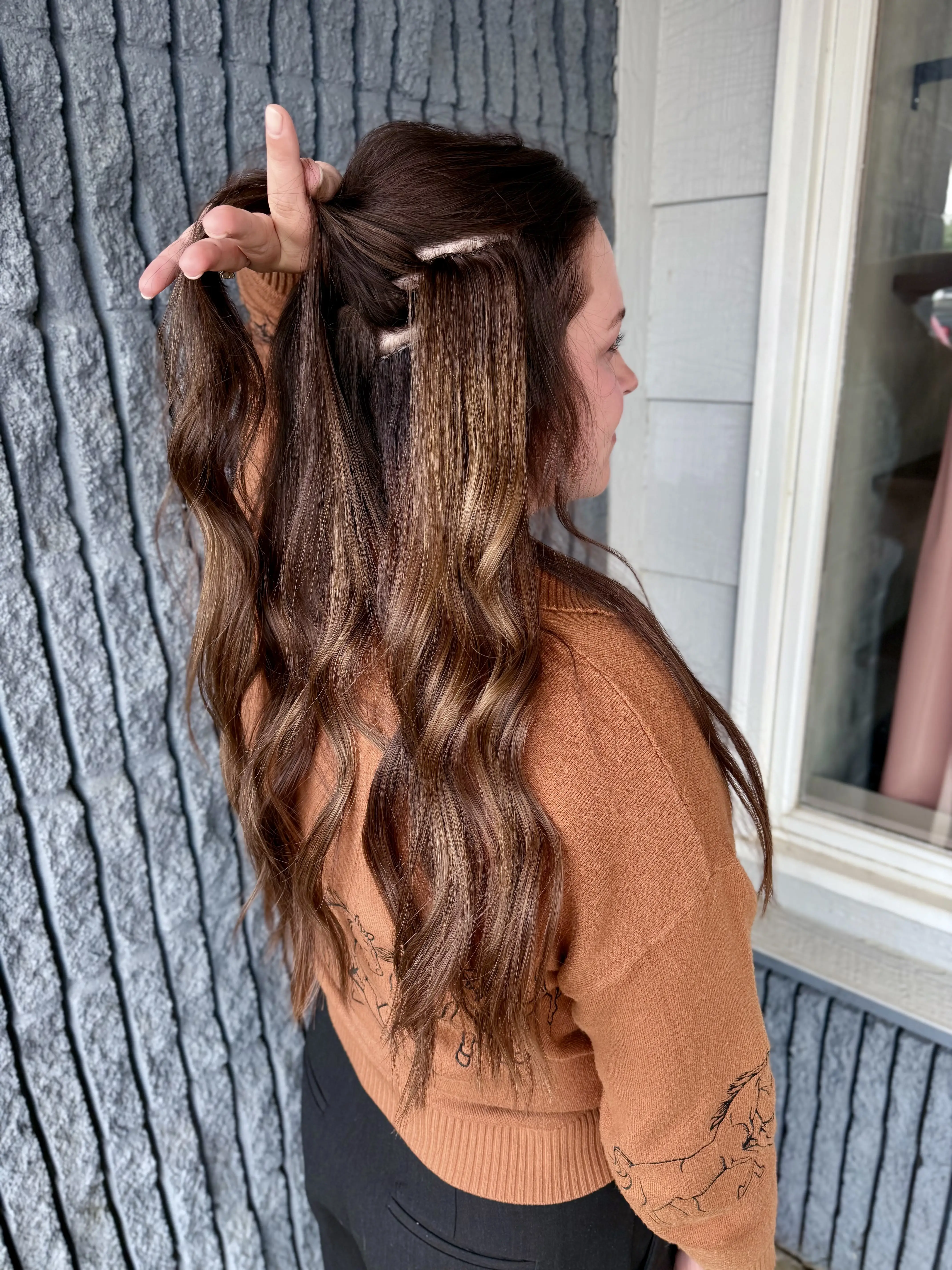 Hair Extension Artist Portfolio Photo