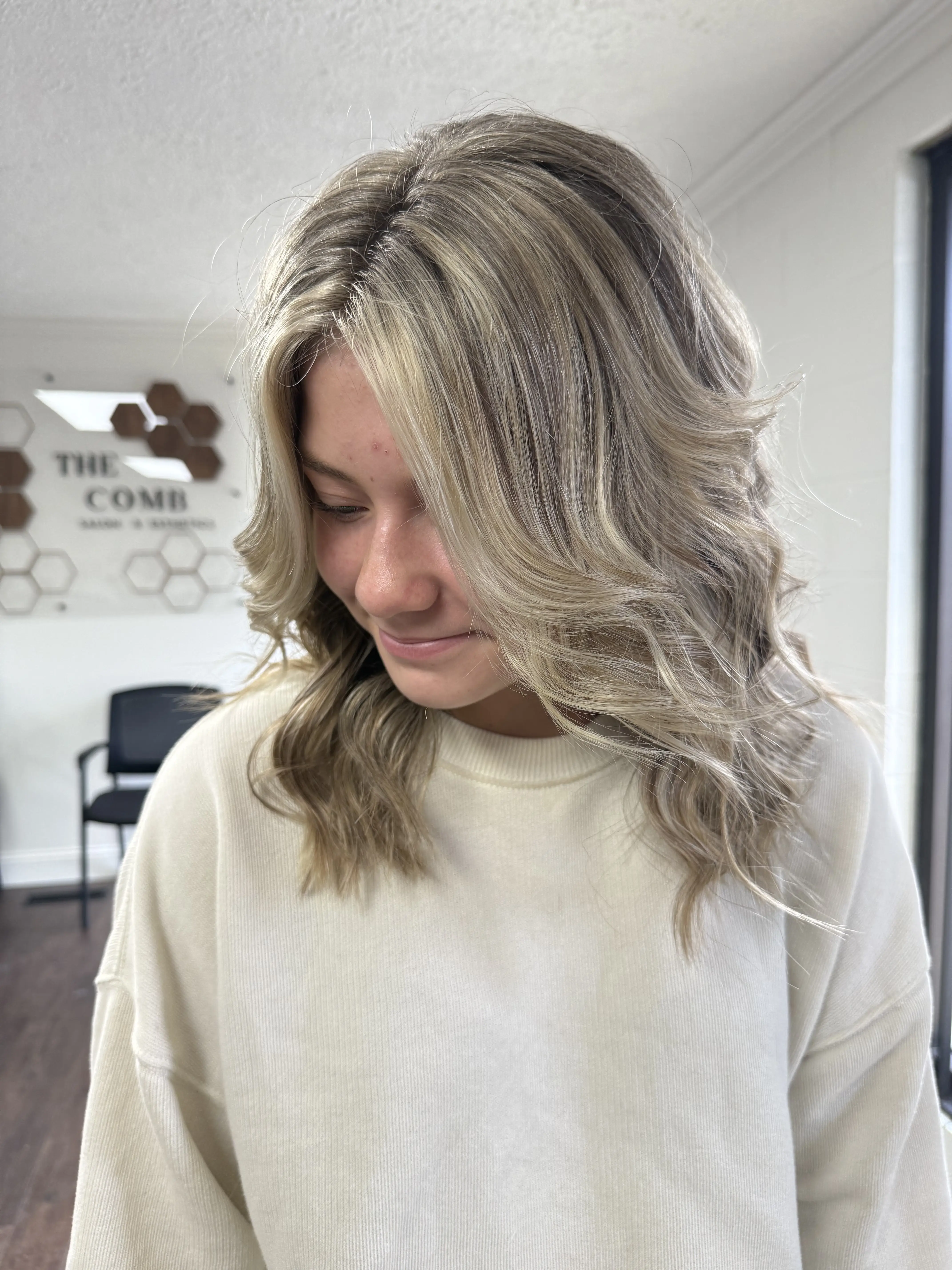 Work by The Comb Salon & Esthetics By Anna & Co.