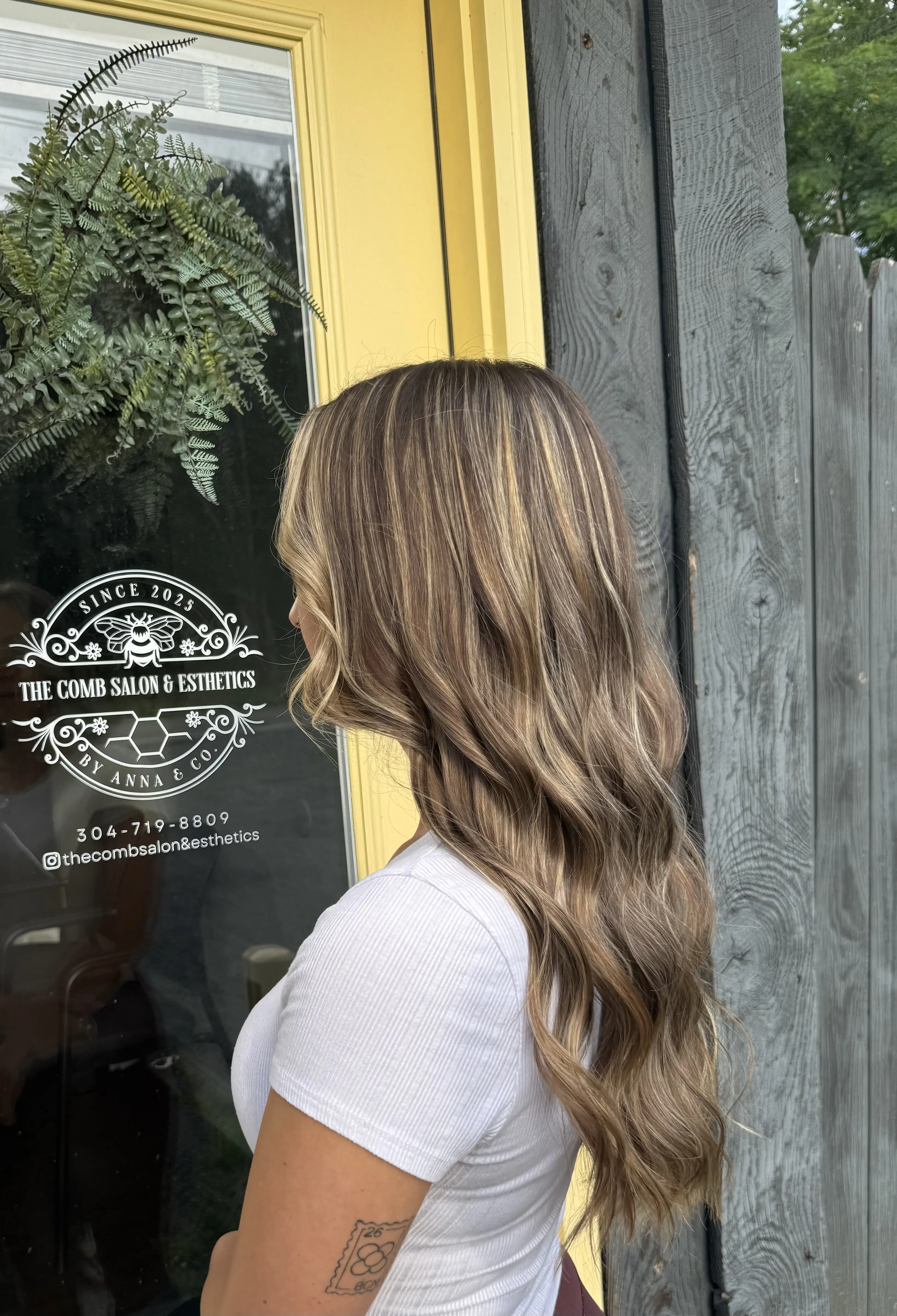 Work by The Comb Salon & Esthetics By Anna & Co.