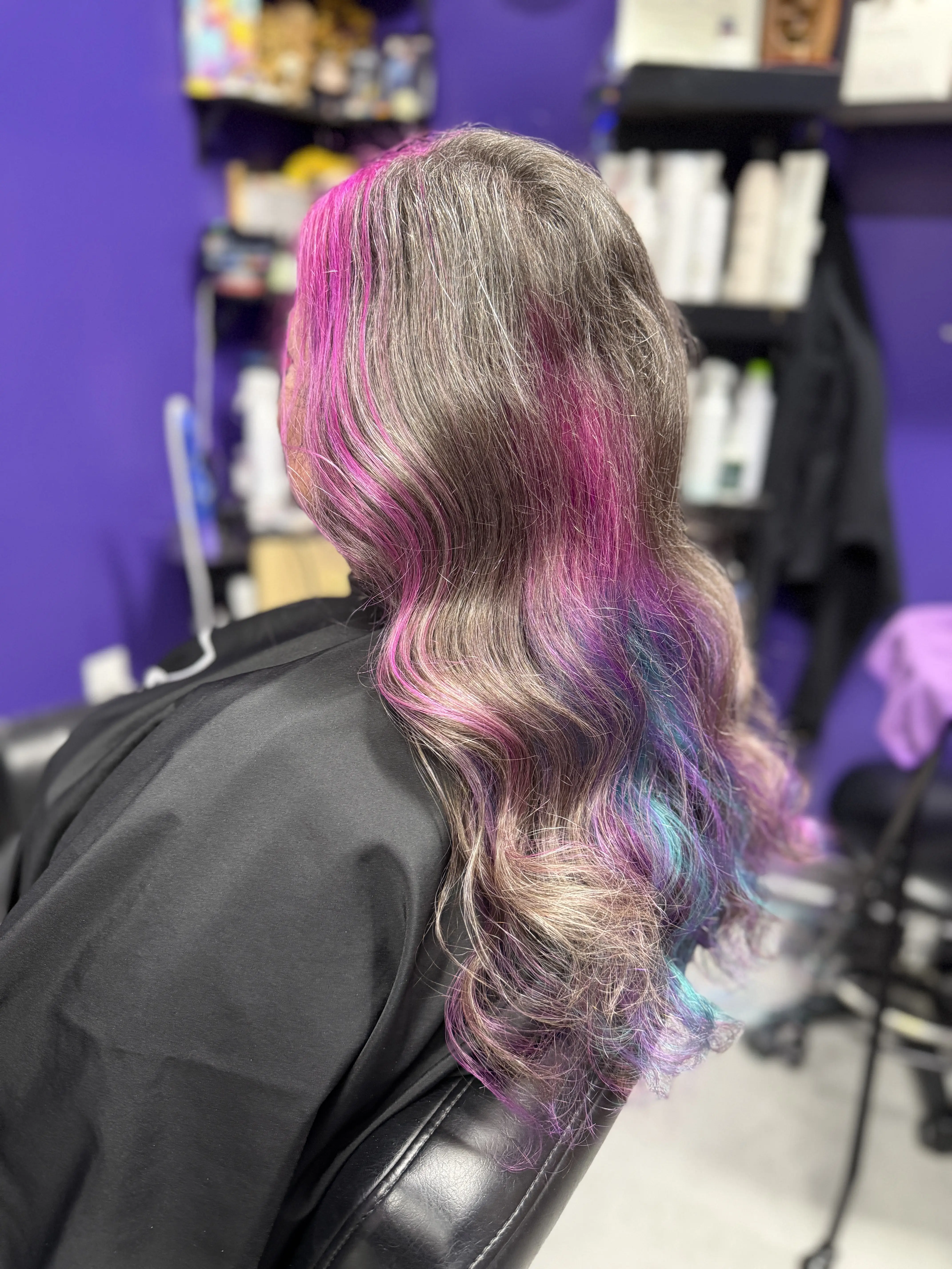 Work by Outside the Lines Salon