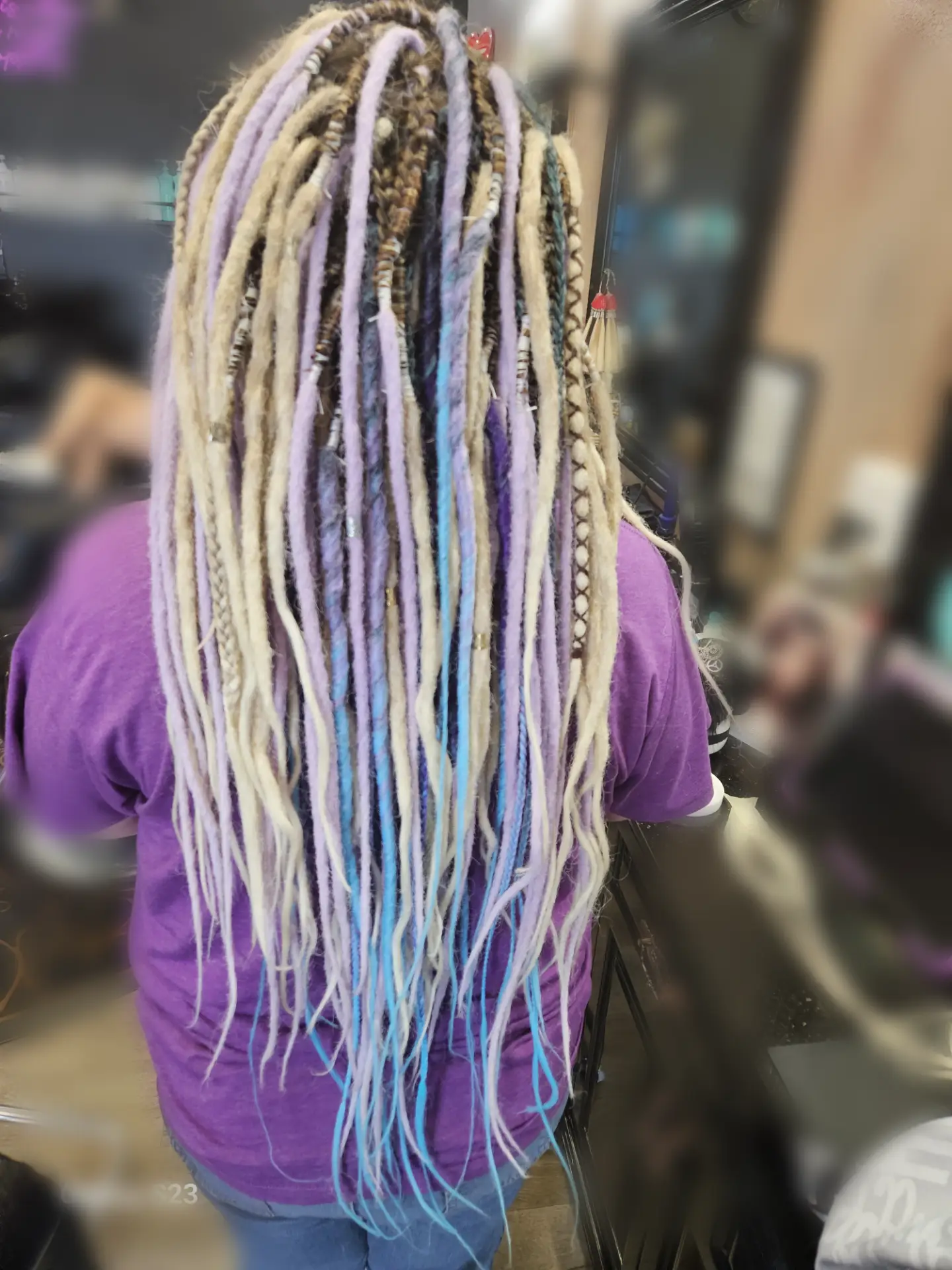 Dreadlocks full head install