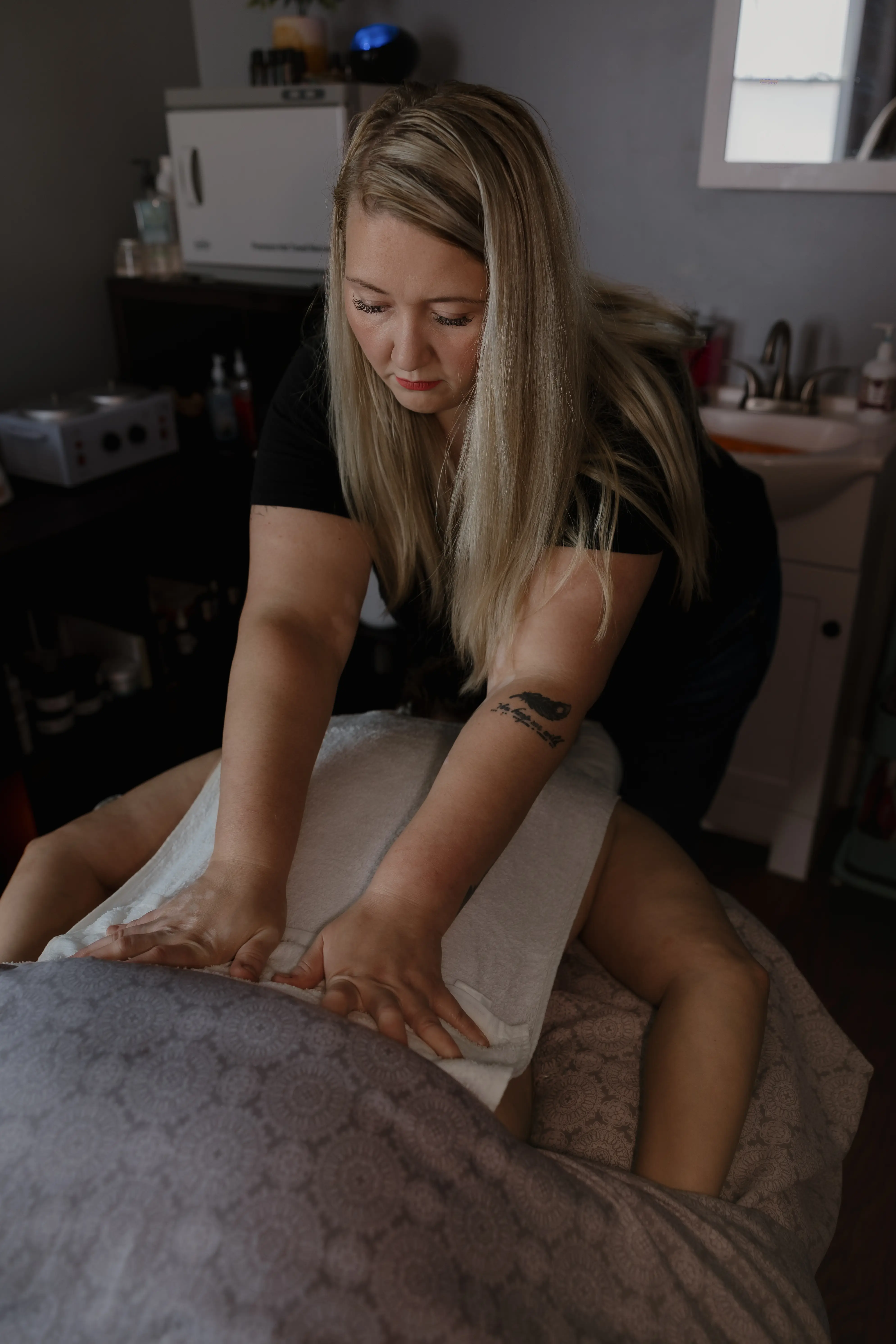 Massage Therapist Portfolio Photo