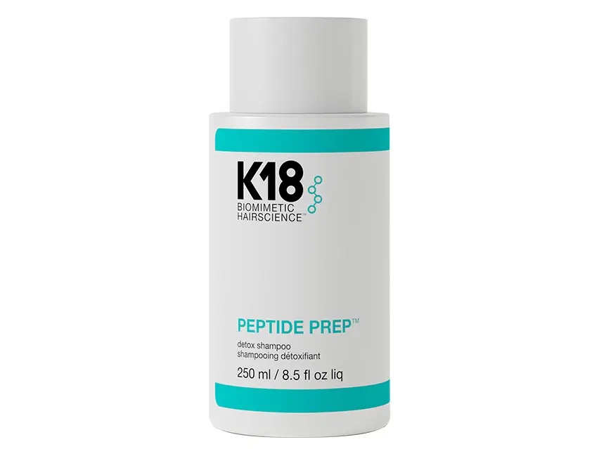 K18, Peptide Prep, Detox Shampoo