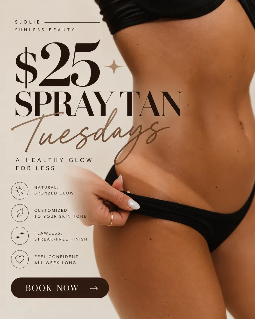 $25 Spray Tan Tuesday 