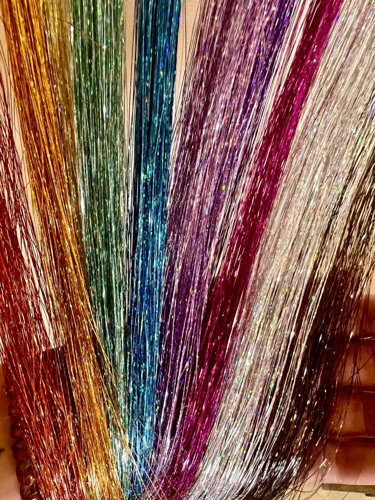 Partial Hair Tinsel, Wash, & Style
