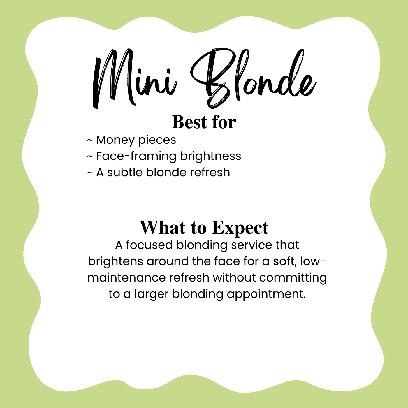 Mini Blonde