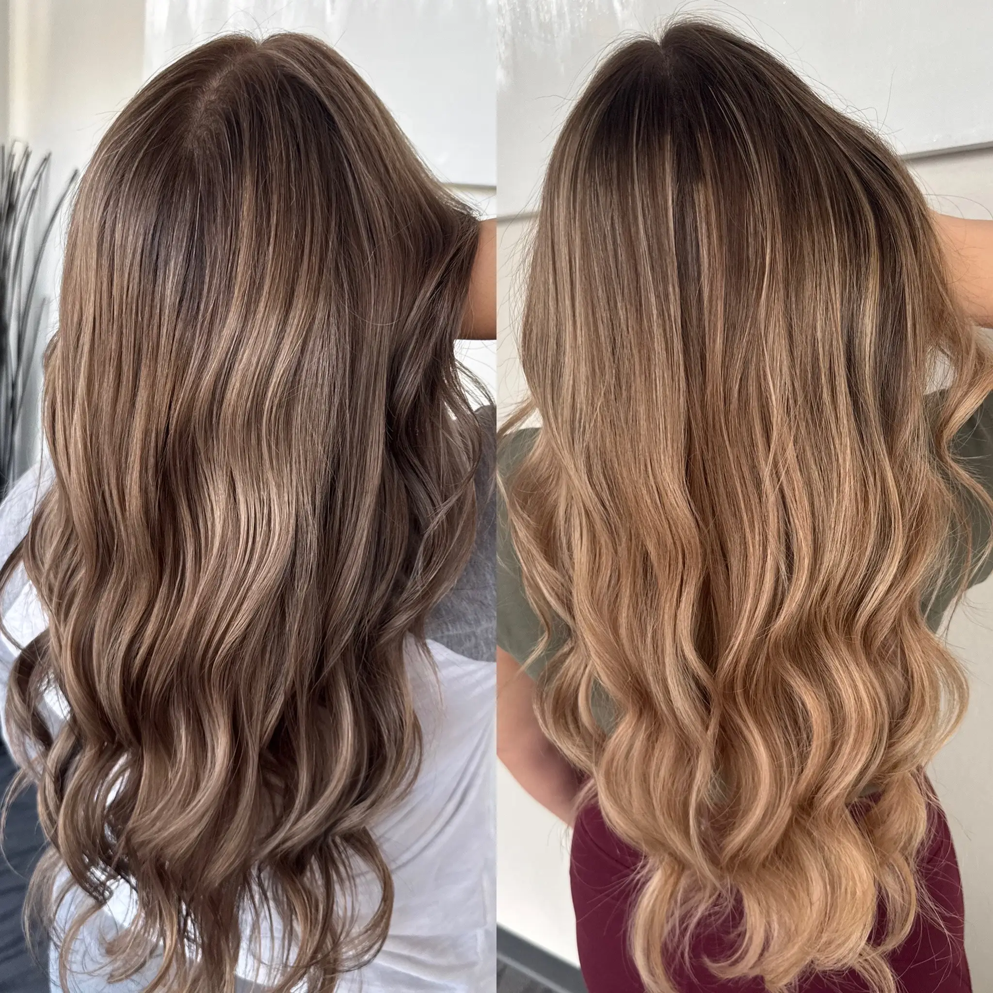 Reverse Balayage/Base Color & Lowlight