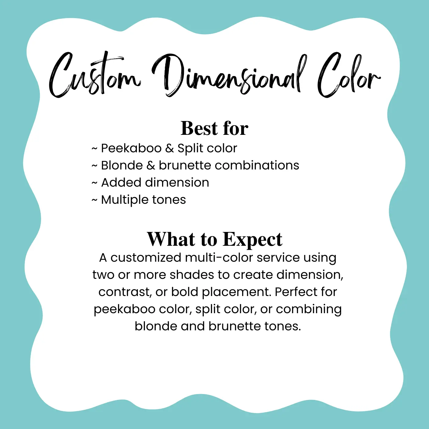 Custom Dimensional Color