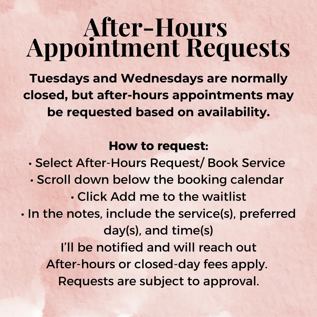 Extended After Hour Request