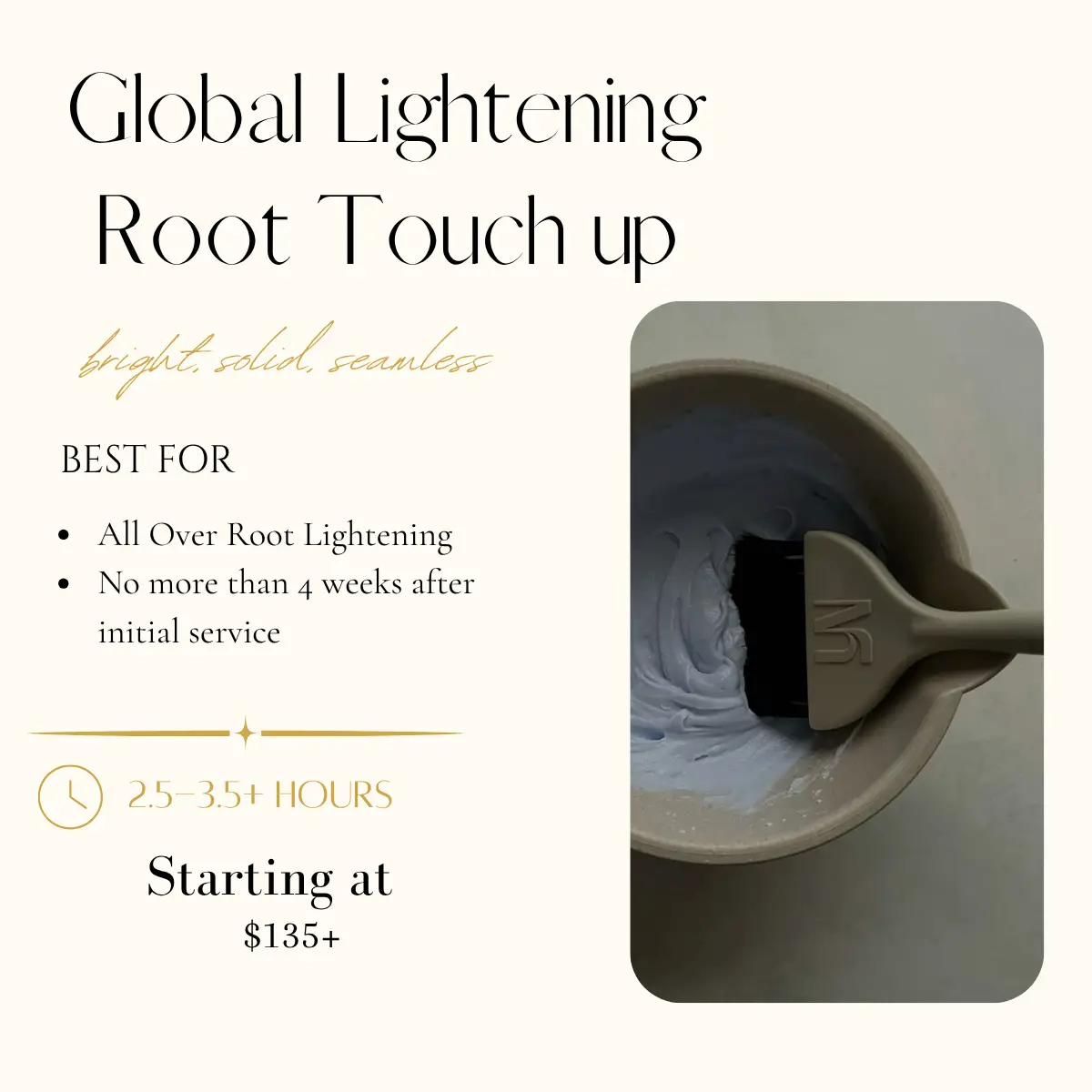 Root Touch Up - Lightening