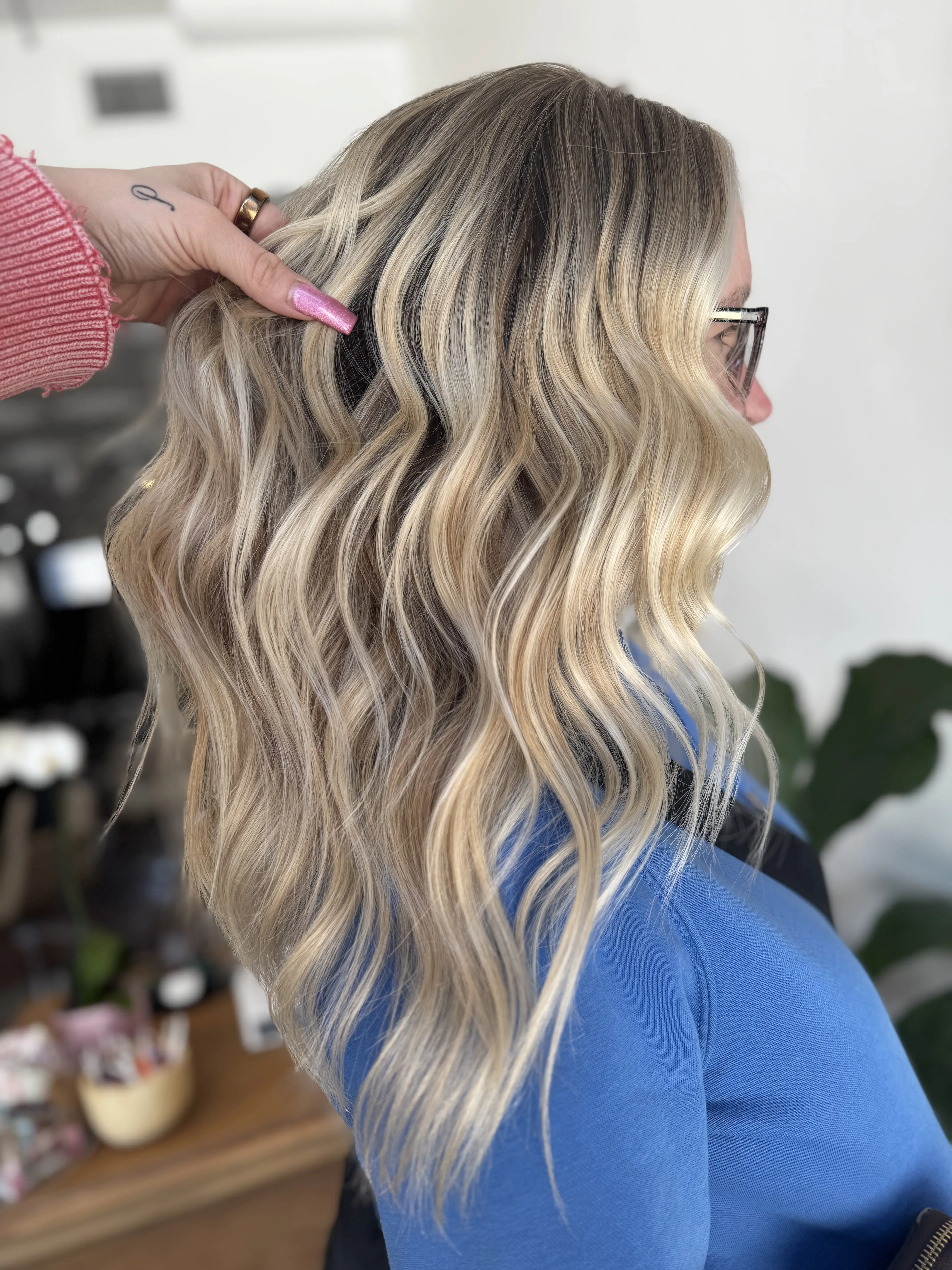 Half Custom Blonding