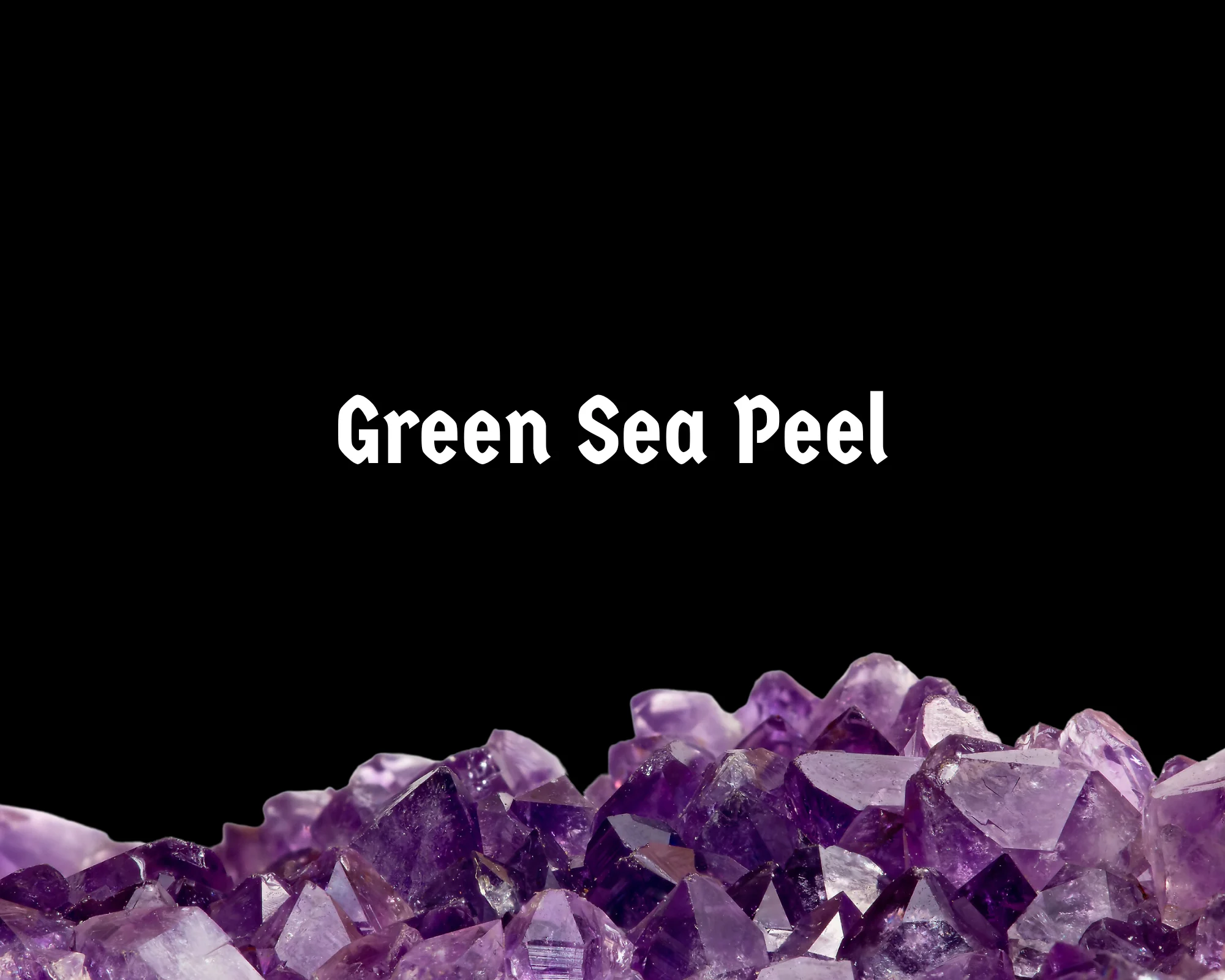 Green Sea Peel